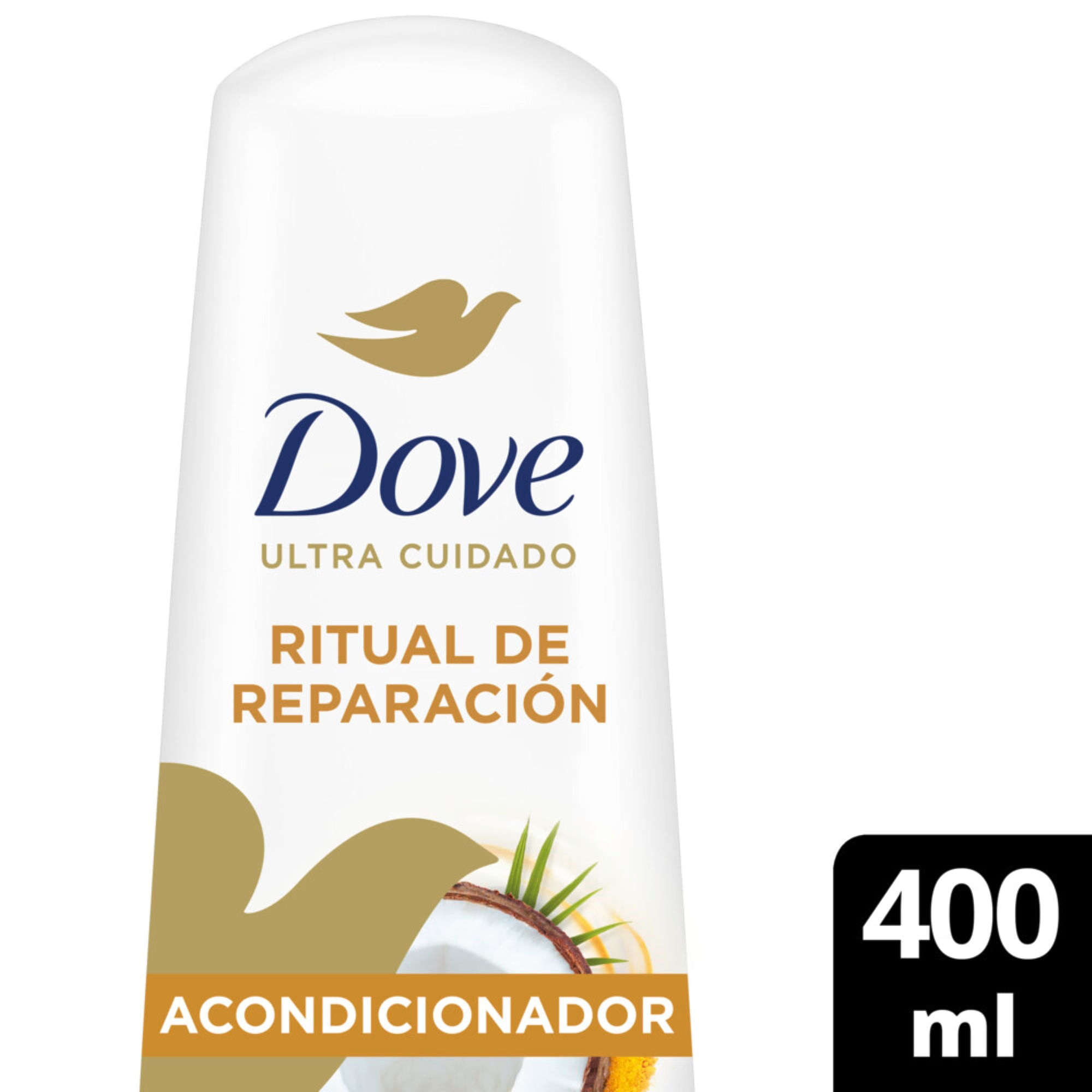 Acondicionador Para El Cabello Dove Ritual De Reparación Coco Y Cúrcuma 400 Ml