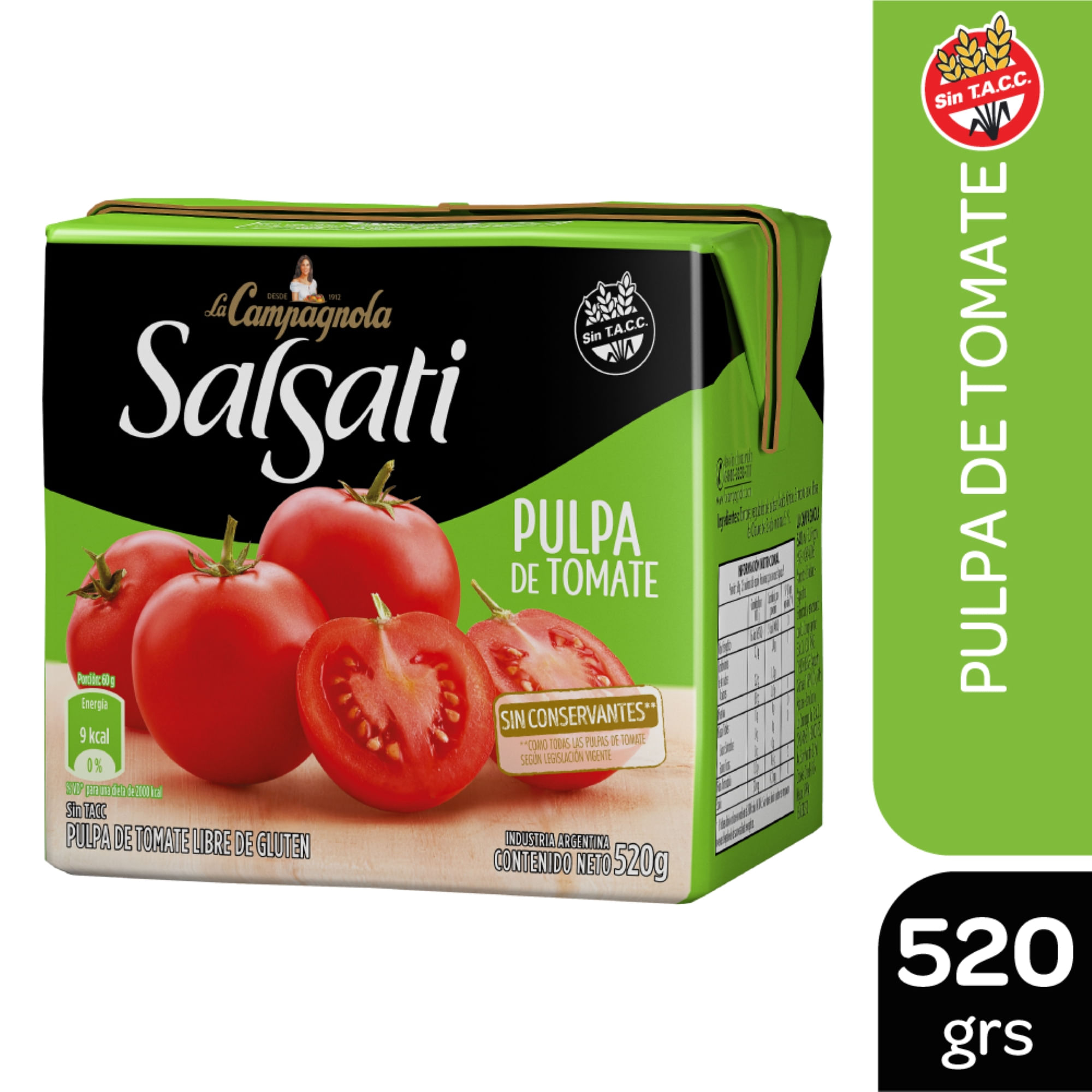 Pulpa de tomate Salsati 520 g.