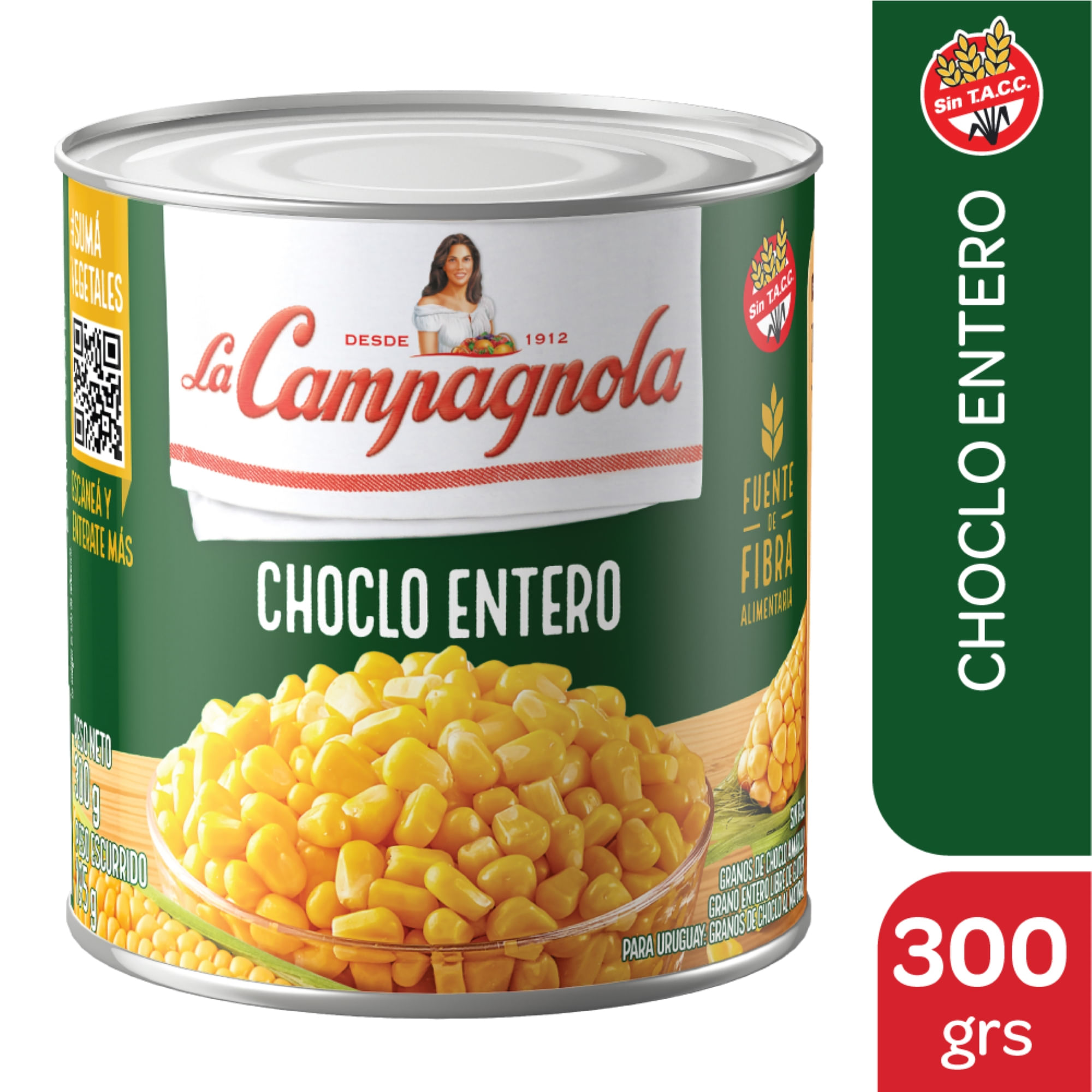 Choclo amarillo en granos La Campagnola 300 grs
