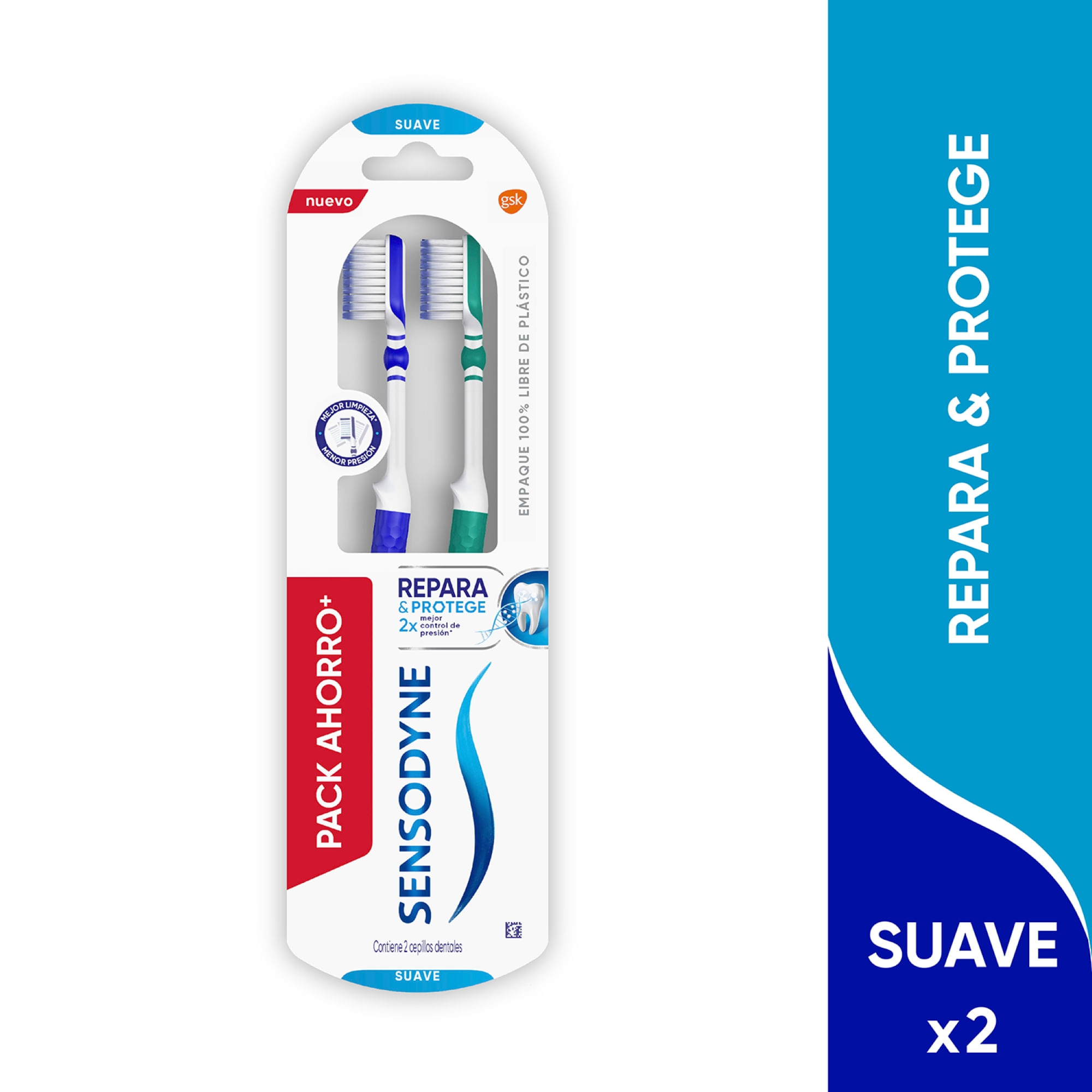 Cepillo dental Sensodyne Repara y Proteje 2 uni