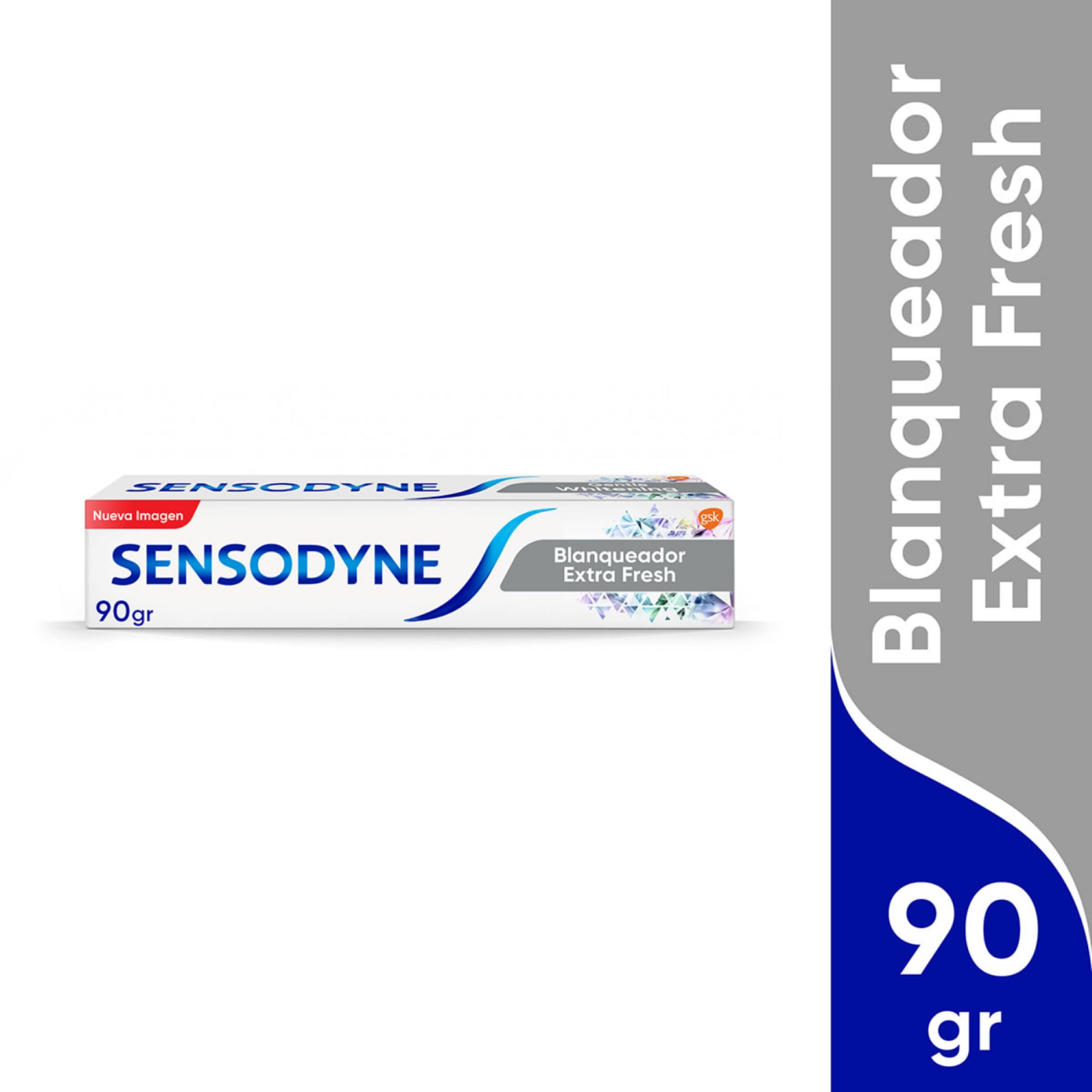 Pasta dental Sensodyne blanqueador extra fresh 90 g.