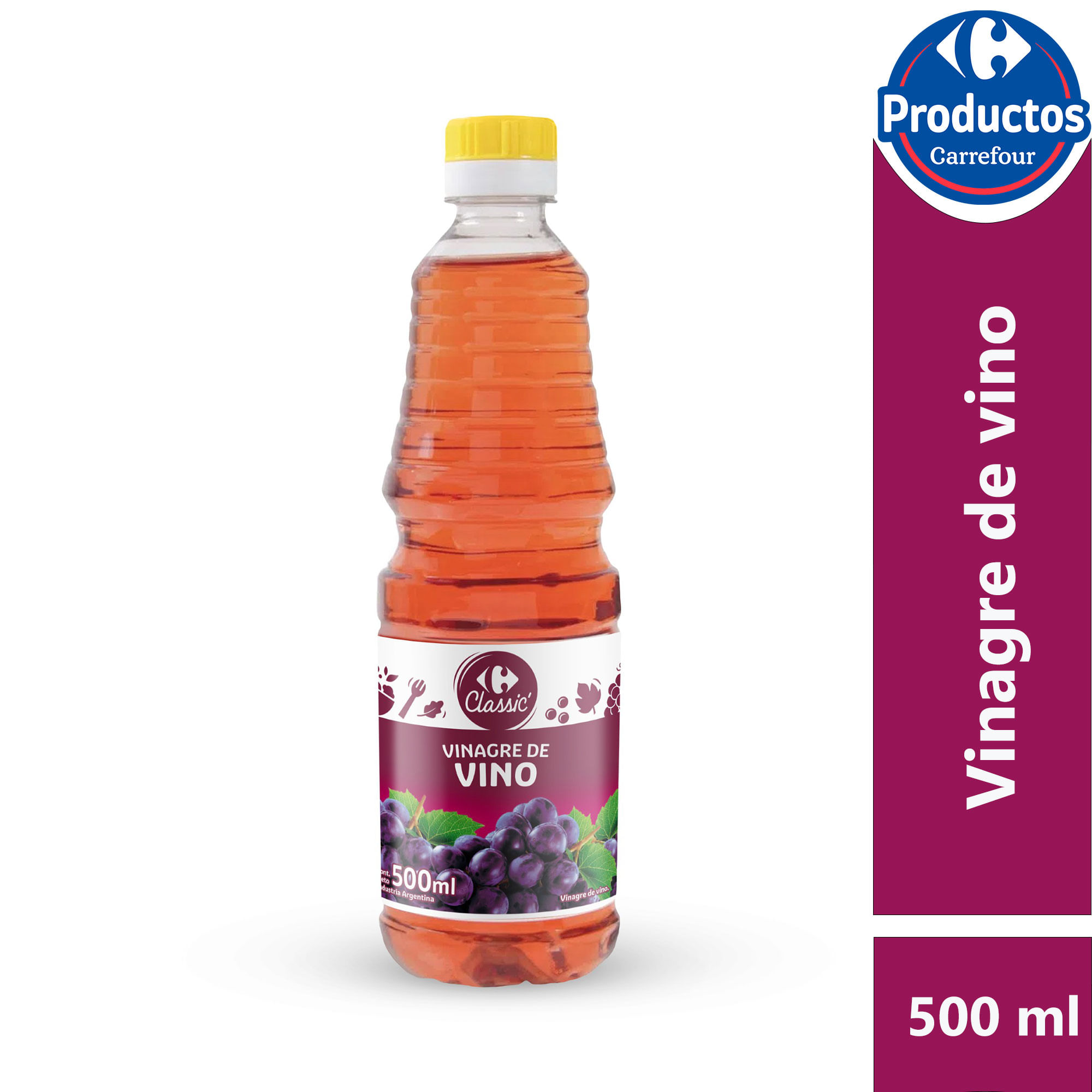 Vinagre de vino Carrefour classic 1 l.