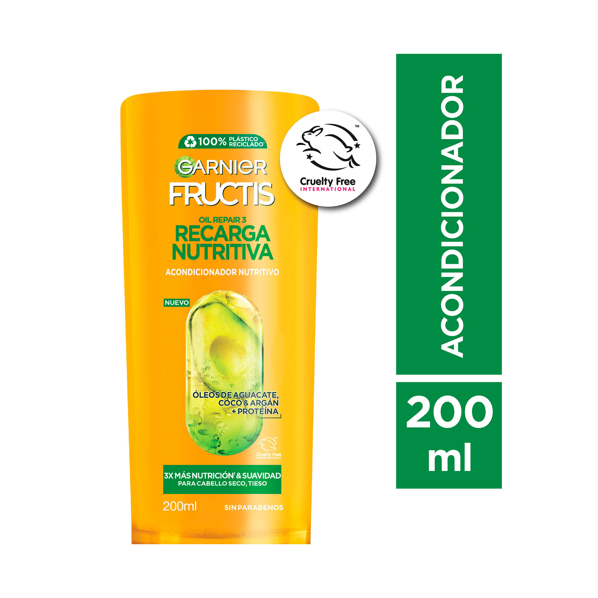 Acondicionador Fructis Regarga Nutritiva 200ml