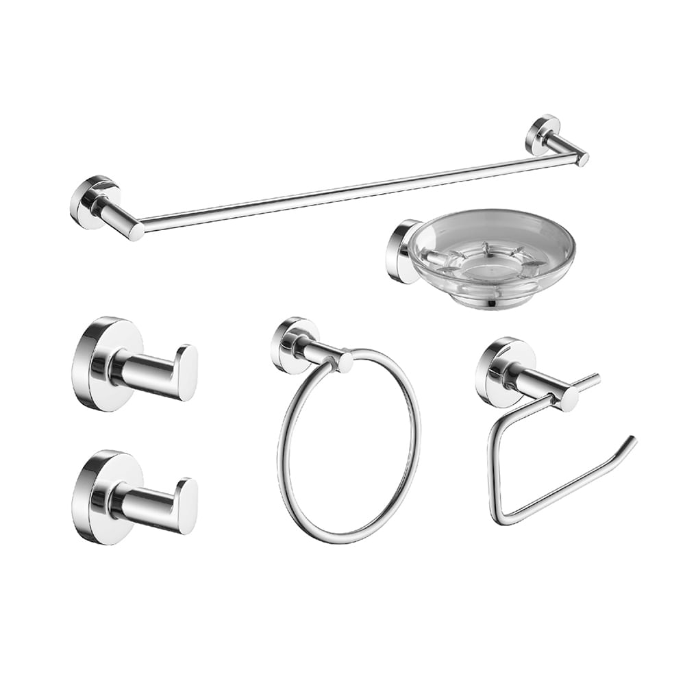 Piazza Accesorios De Baño Kit Set Juego Piazza Sensus 6 Piezas
