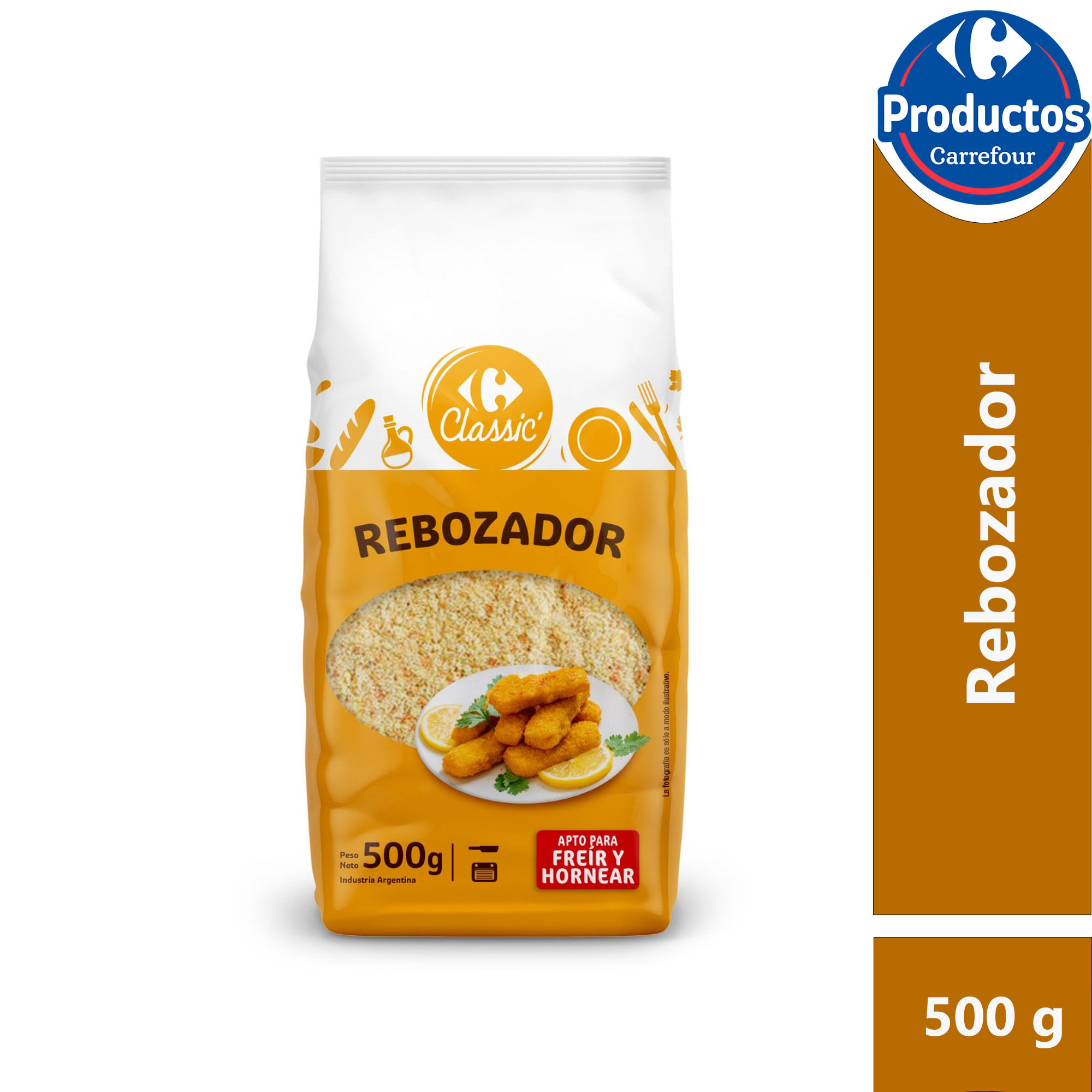 Rebozador Carrefour classic 500 g.