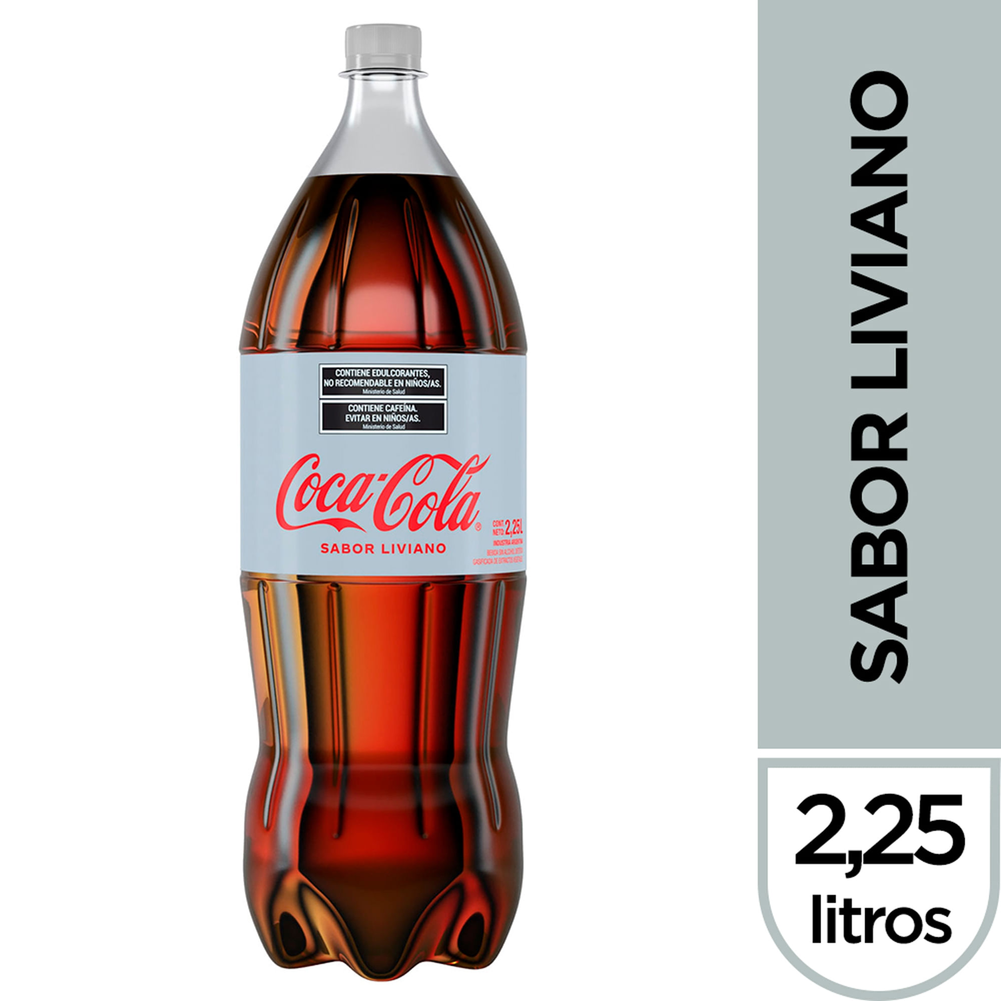 gaseosa cola coca cola sabor liviano 2 25 lts
