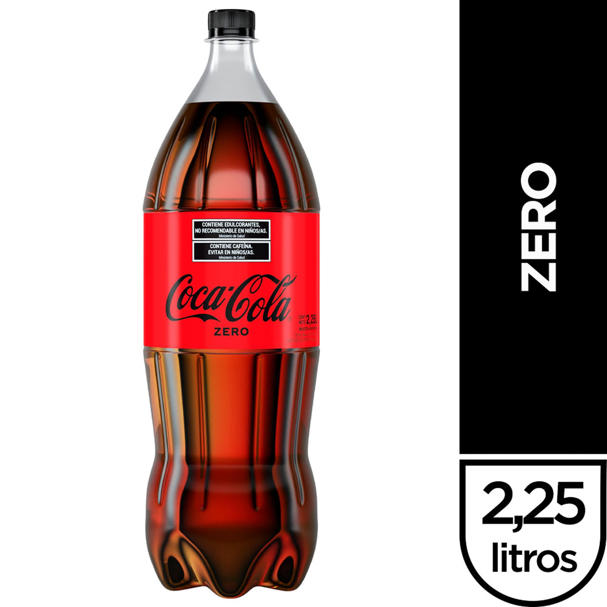 gaseosa cola coca cola zero 2 25 lts