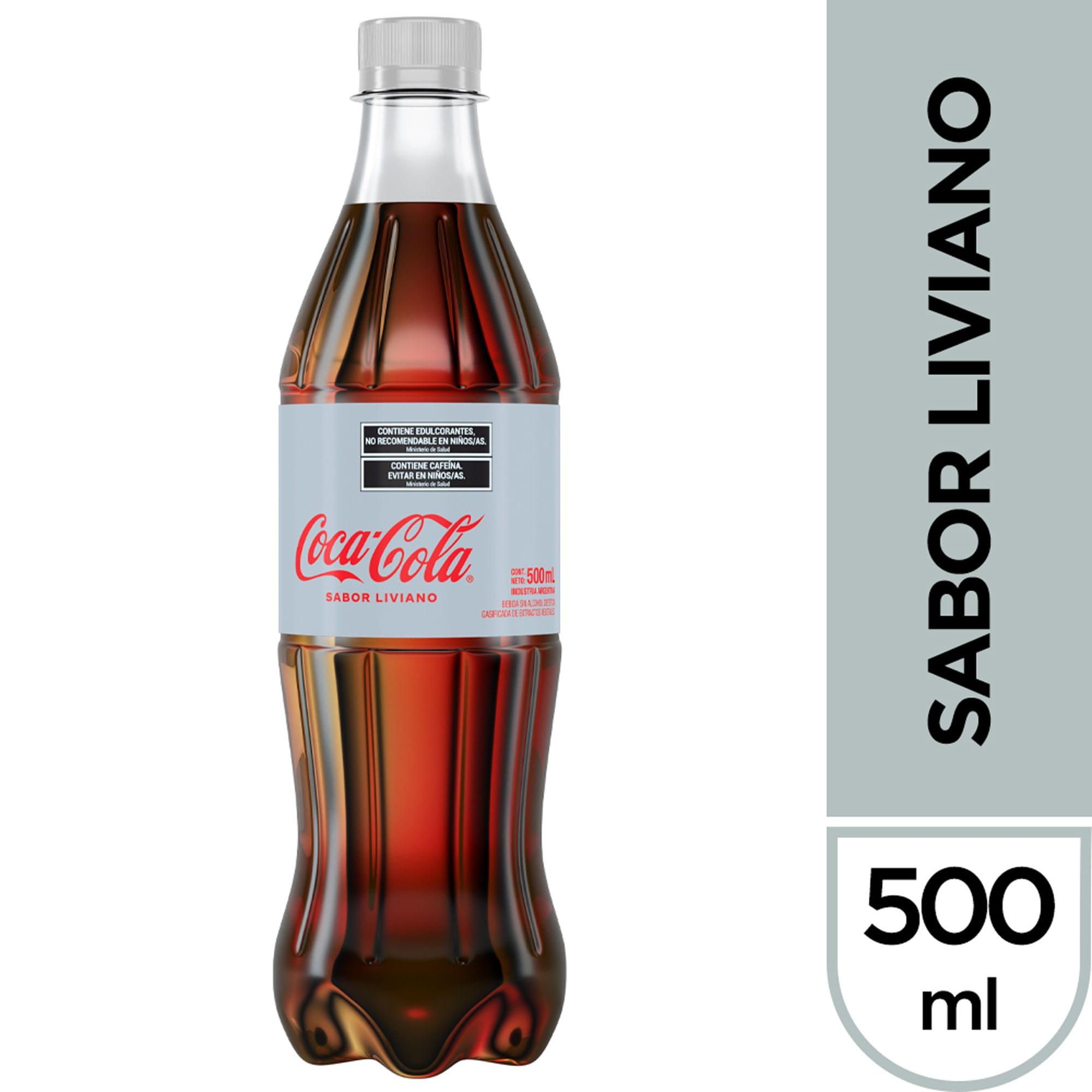 Gaseosa cola Coca Cola sabor liviano 500 ml