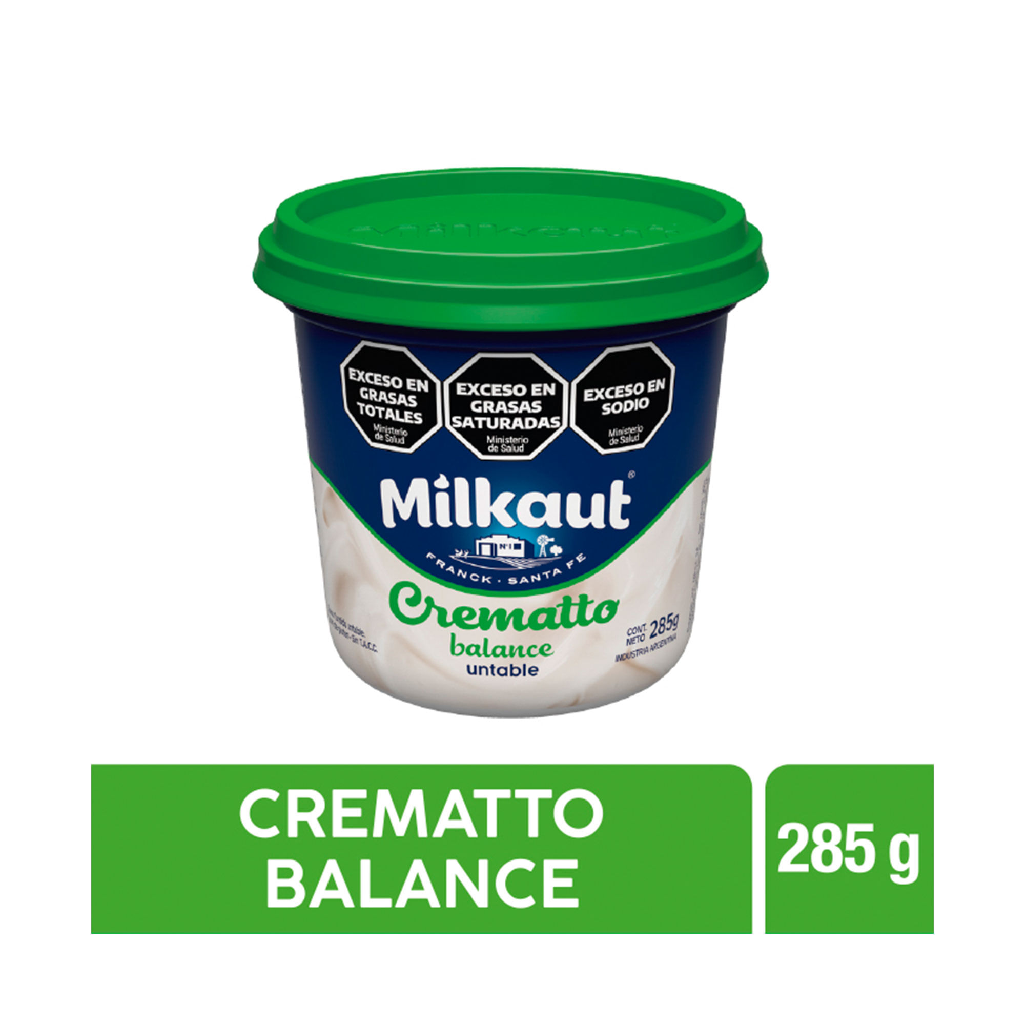 Queso Untable Milkaut Crematto Balance 285 G