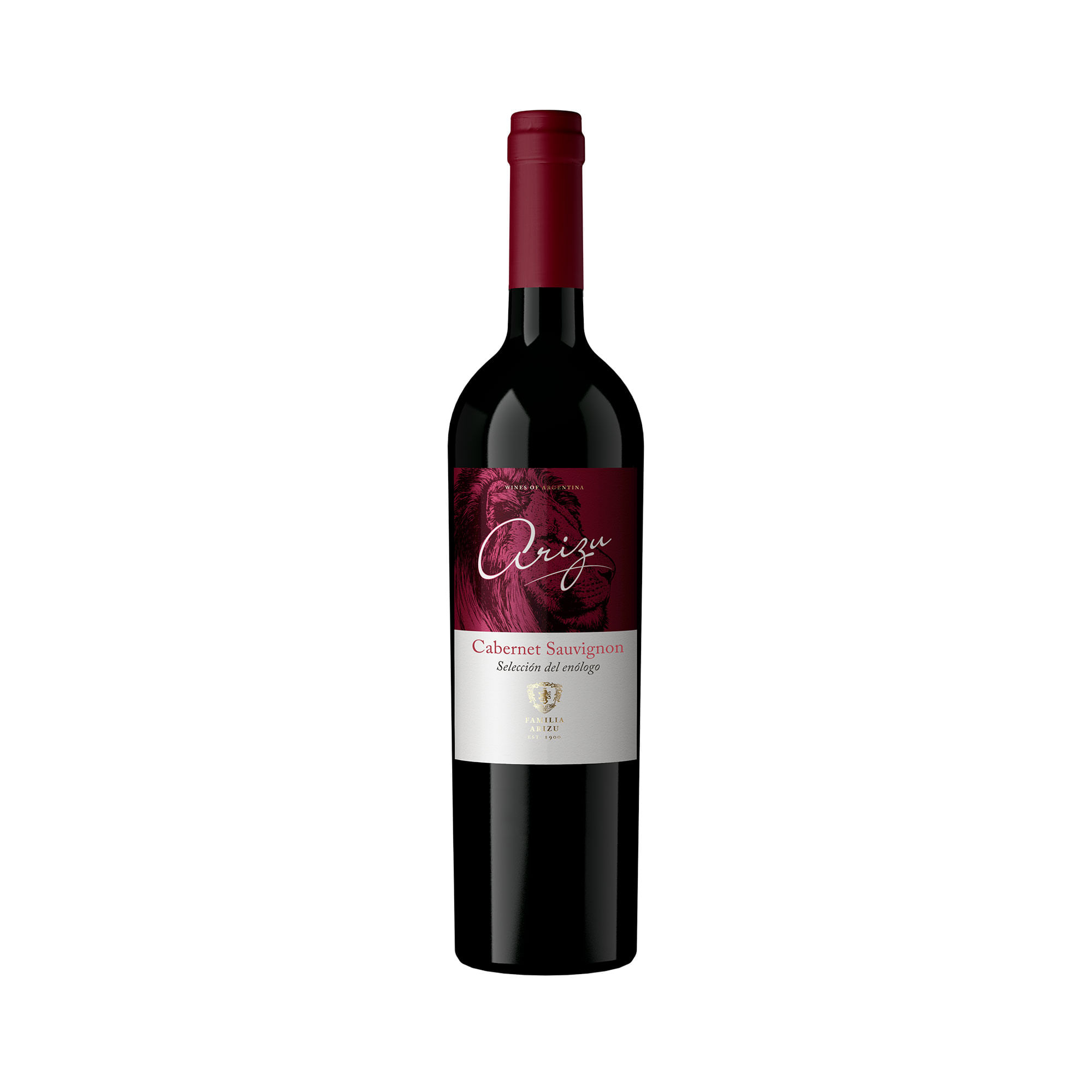 Vino tinto Cabernet Sauvignon Familia Arizu 750 ml