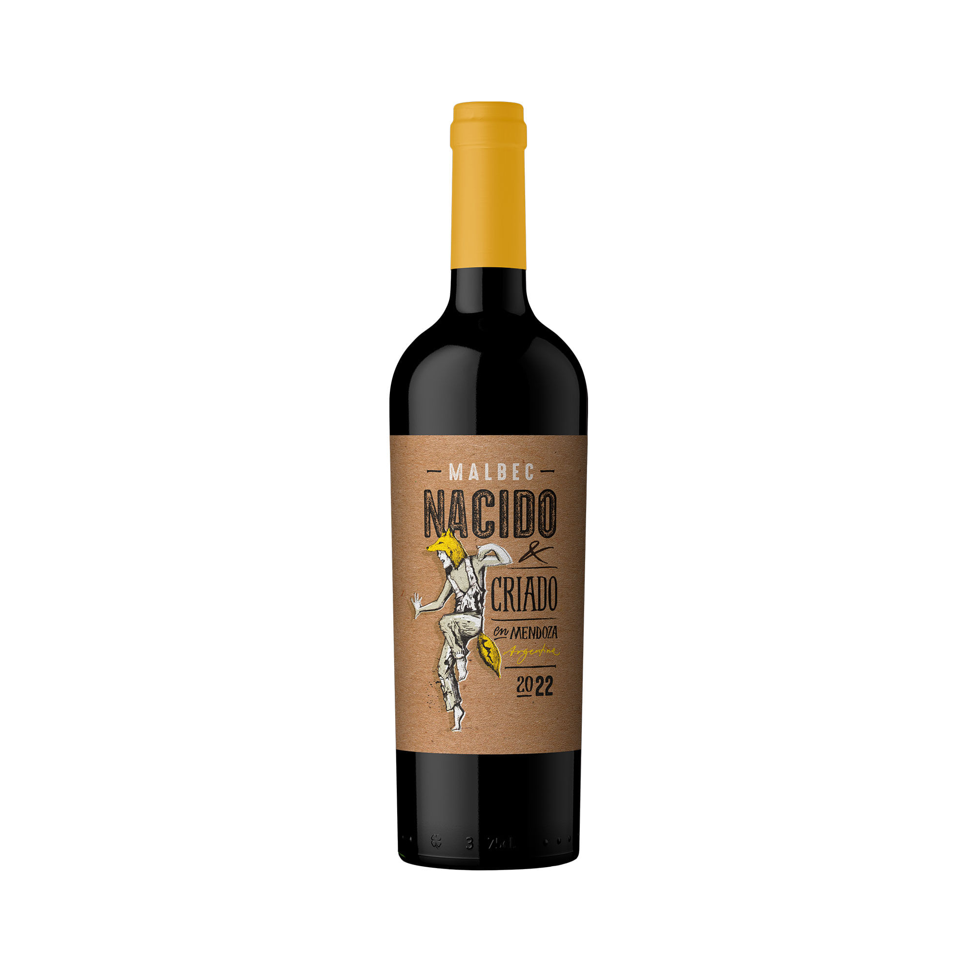 Vino tinto Malbec Nacido y Credico 750 ml