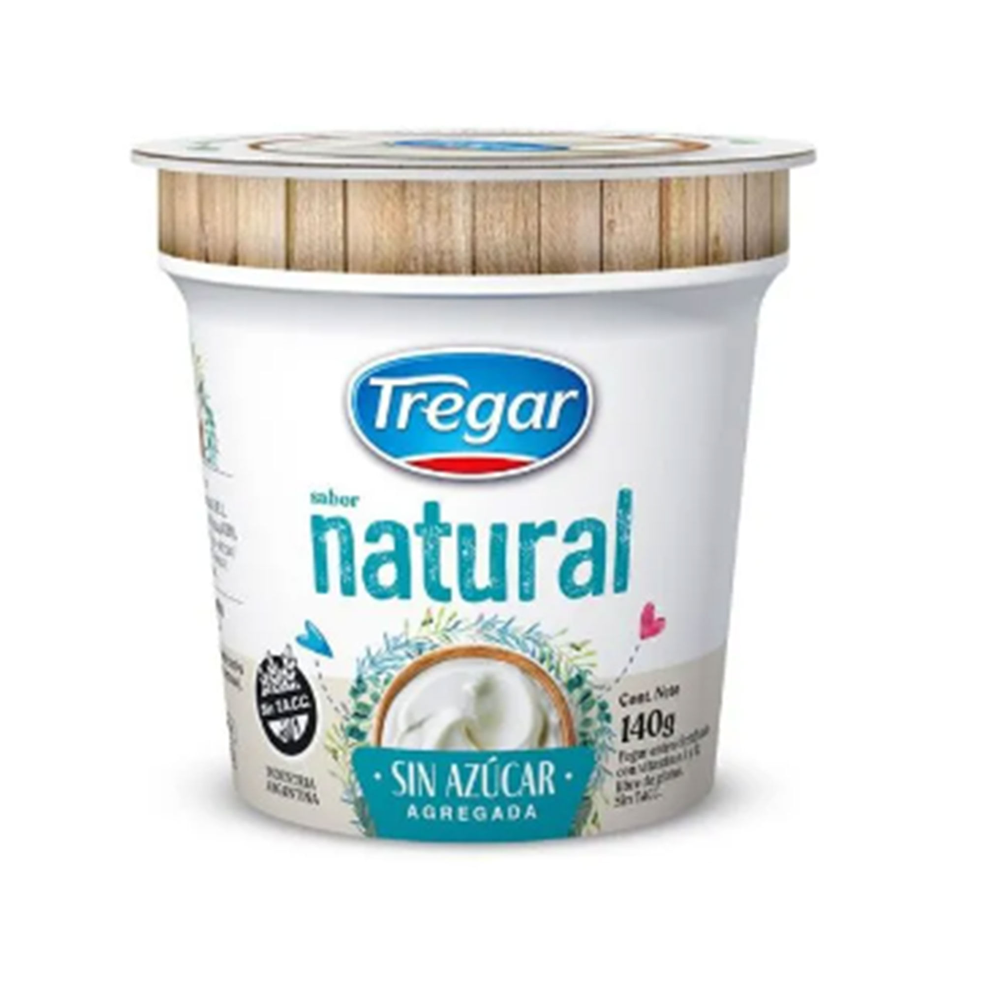 Yogur Tregar Natural Sin Azúcar 140 G