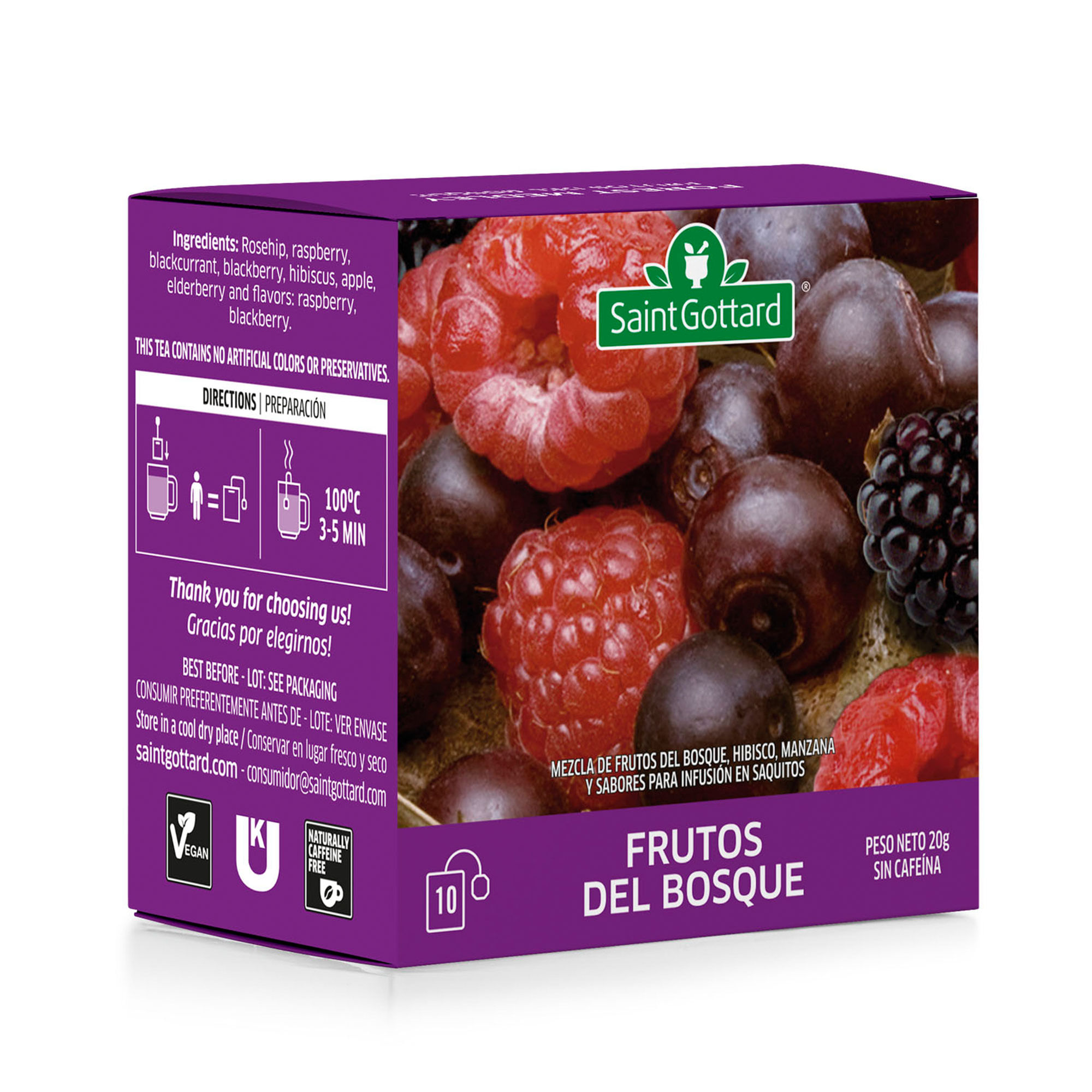 Té Saint gottard del bosque 10 uni