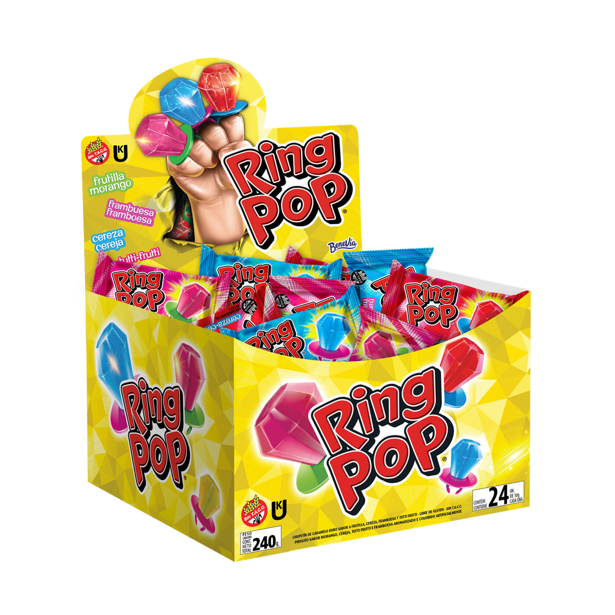 Chupentin Ring Pop topps 10 g.