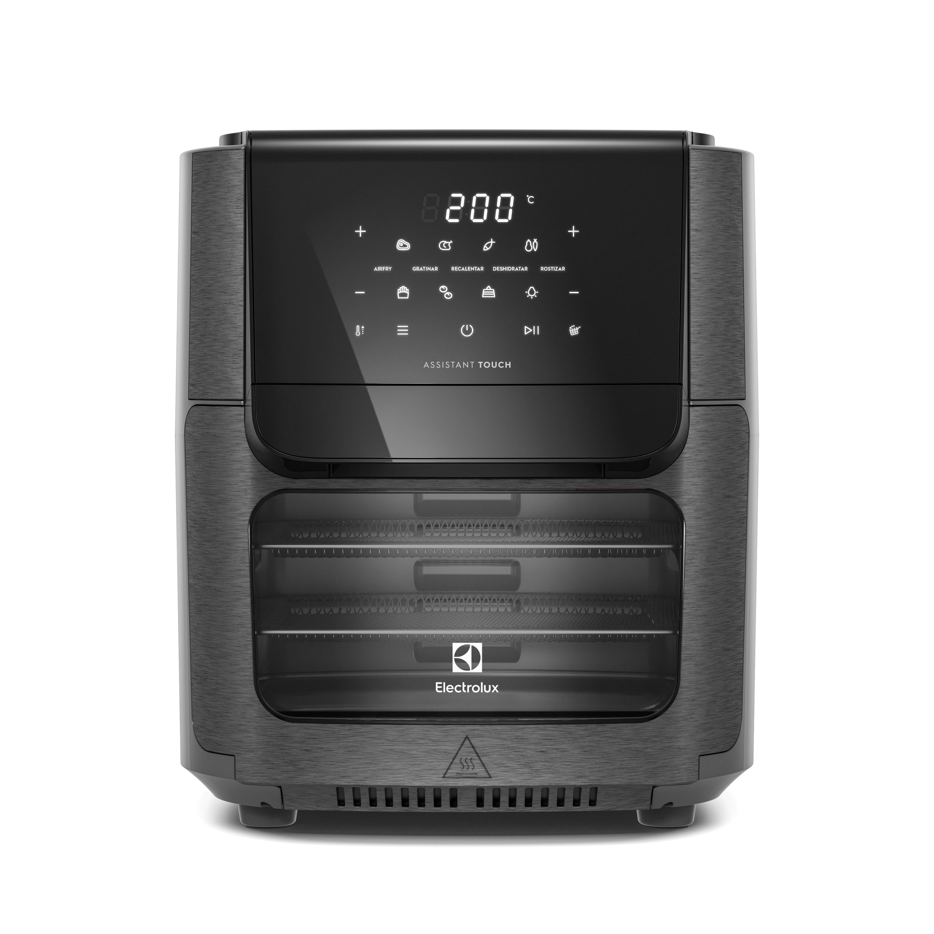 Freidora De Aire Electrolux Eaf90 Horno Digital 12 Lts Negro