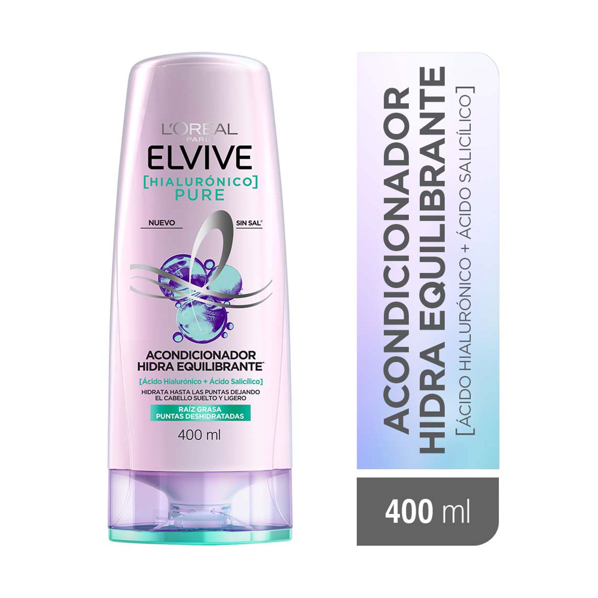 Acondicionador Elvive pure 400 ml.