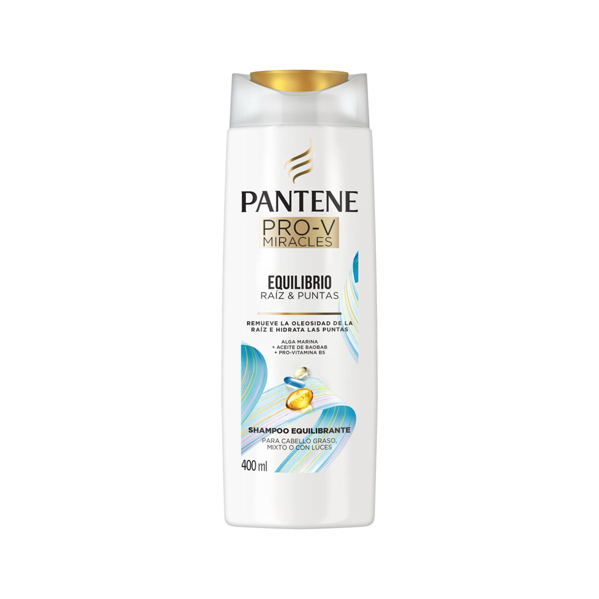 Shampoo Pantene equilibrio 400 cc.