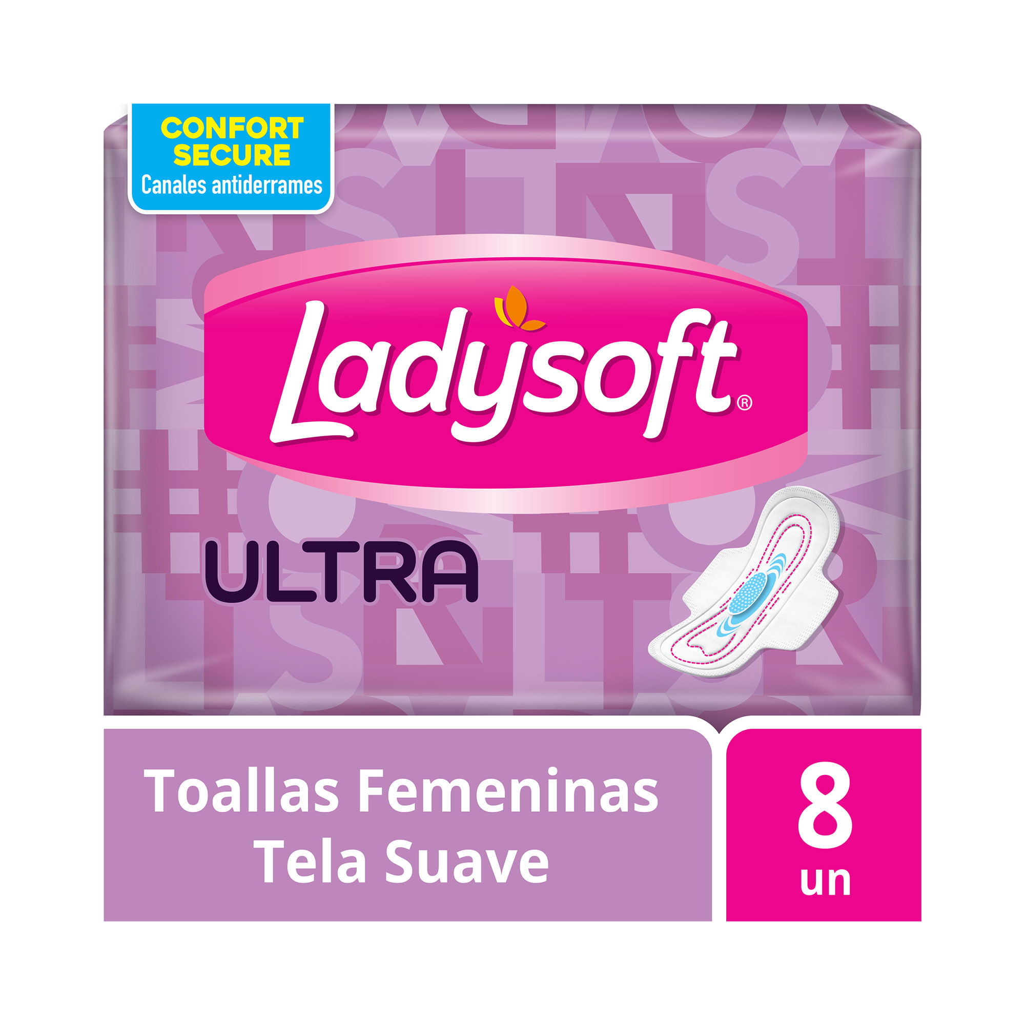Toallas Femeninas Ladysoft Ultra Suave 8 Un