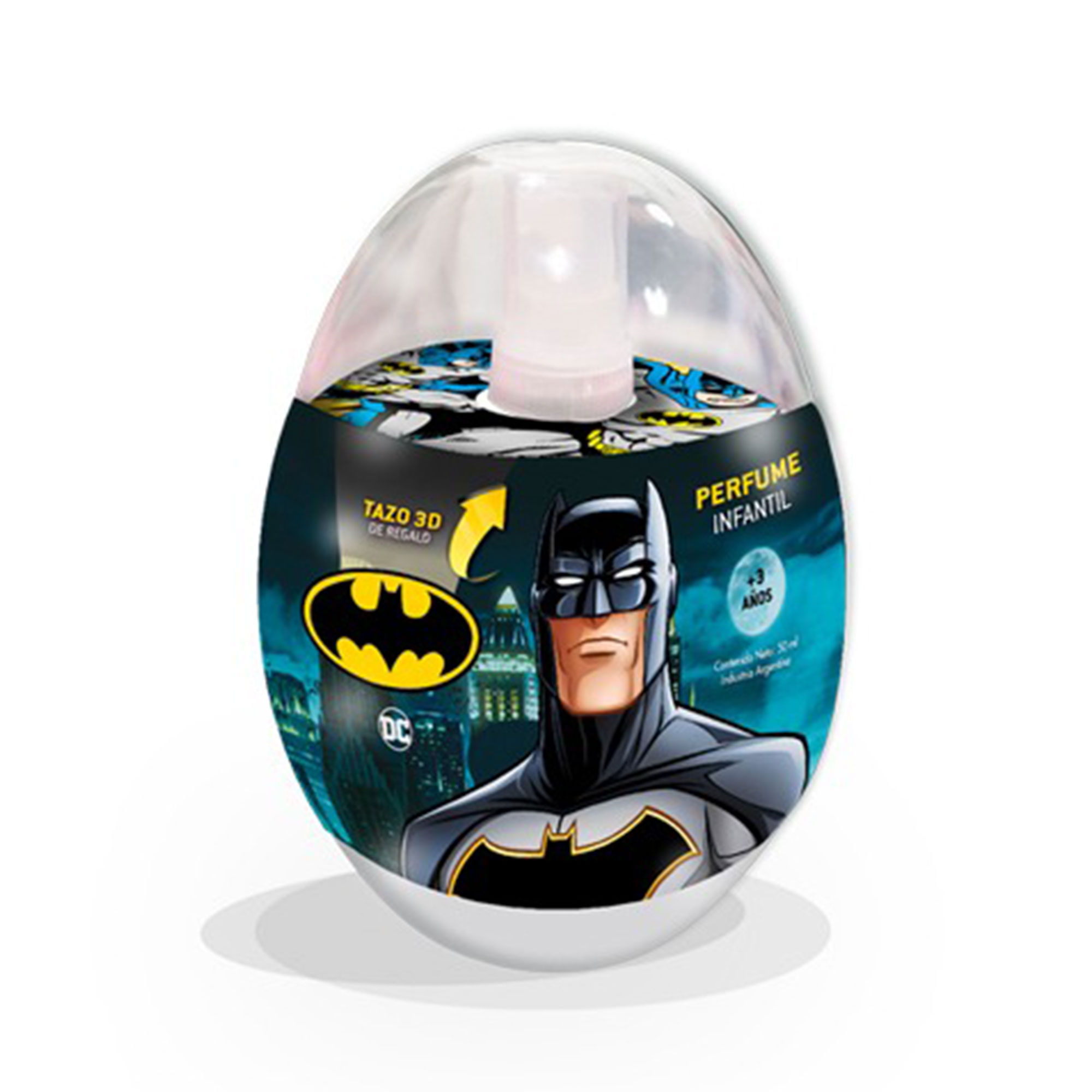 Perfume infantil Disney capsula batman 50 cc + tazo 3D.