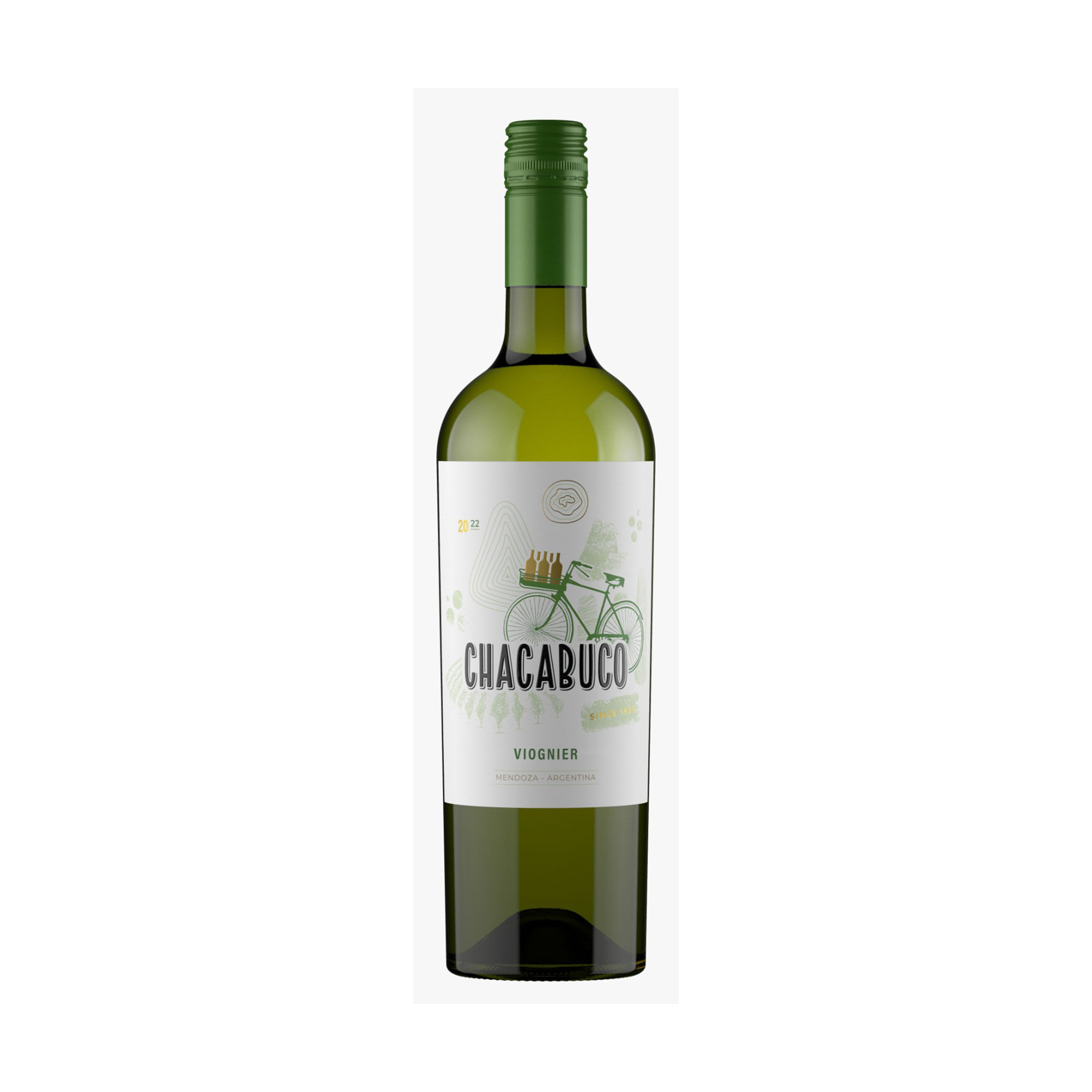 Vino blanco viogner Chacabuco en botella 750 cc.