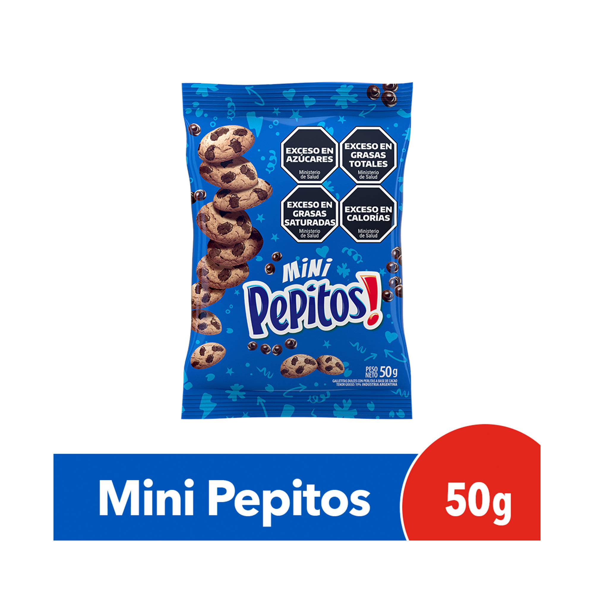 Galletitas Mini Pepitos Con Chips De Chocolate 50 G