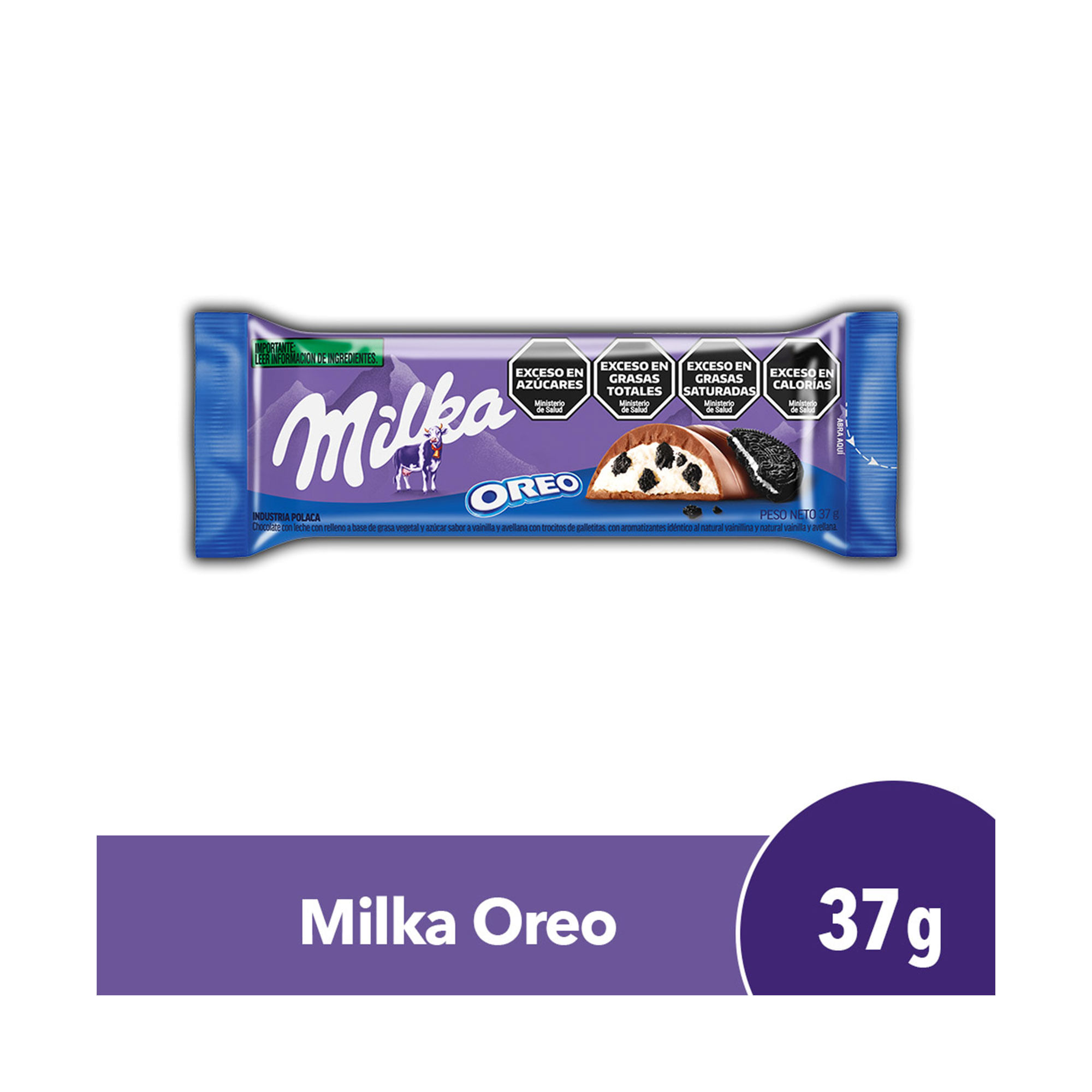Chocolate Milka Oreo Lila Go 37 G