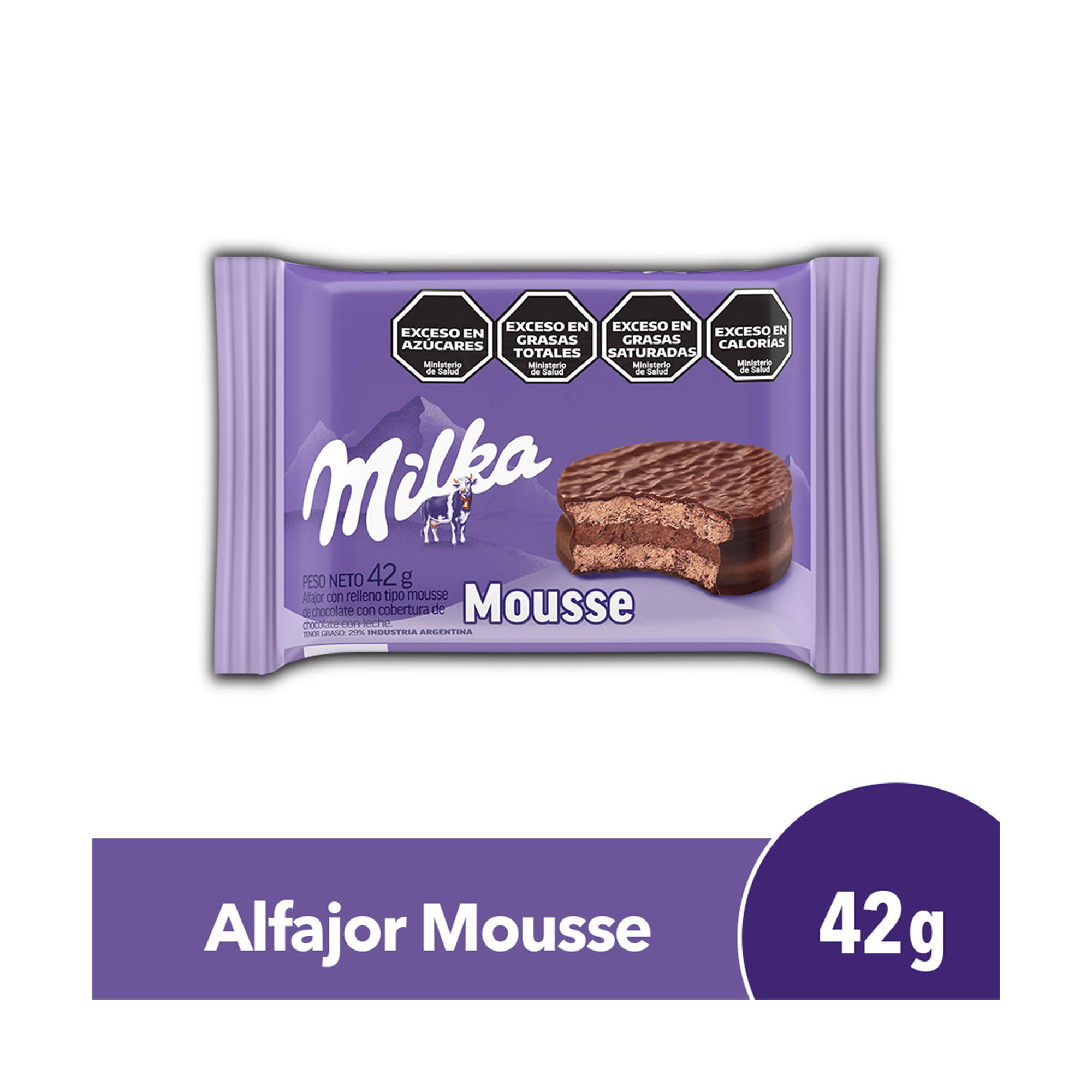 Alfajor Milka Mousse 42 G