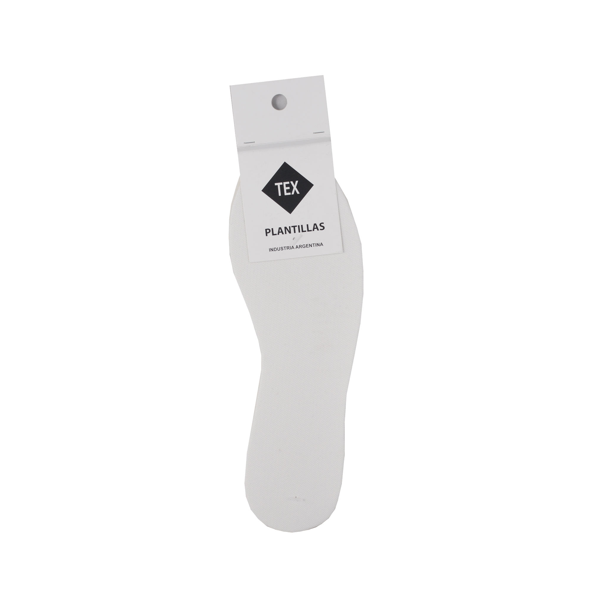 Plantilla Tex adultos talle 42 blanco