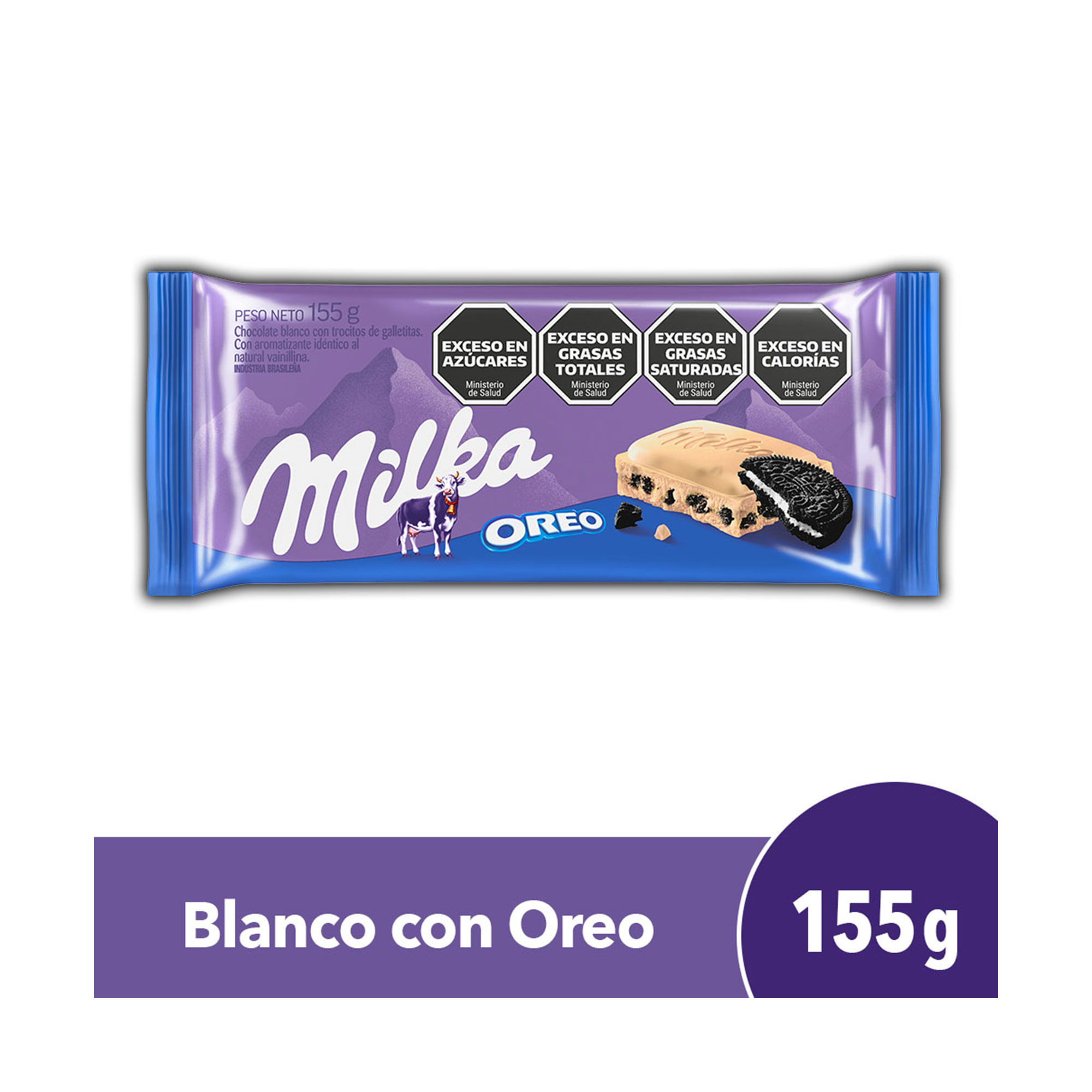 Chocolate Milka Oreo Blanco 155 G