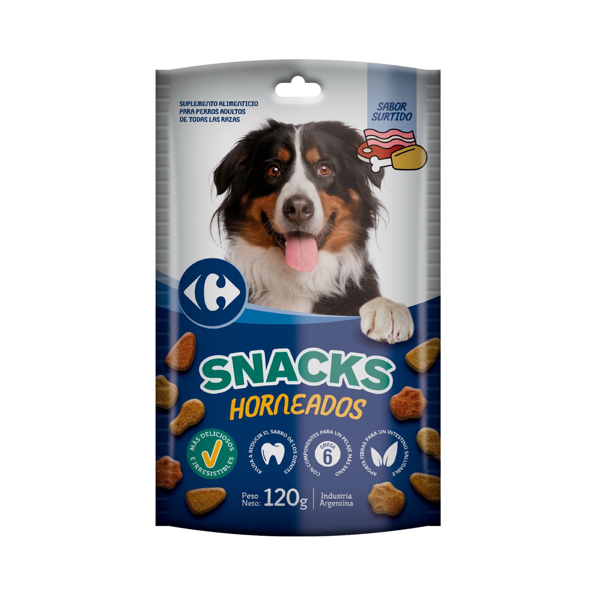 Snack para perro Carrefour 120 grs