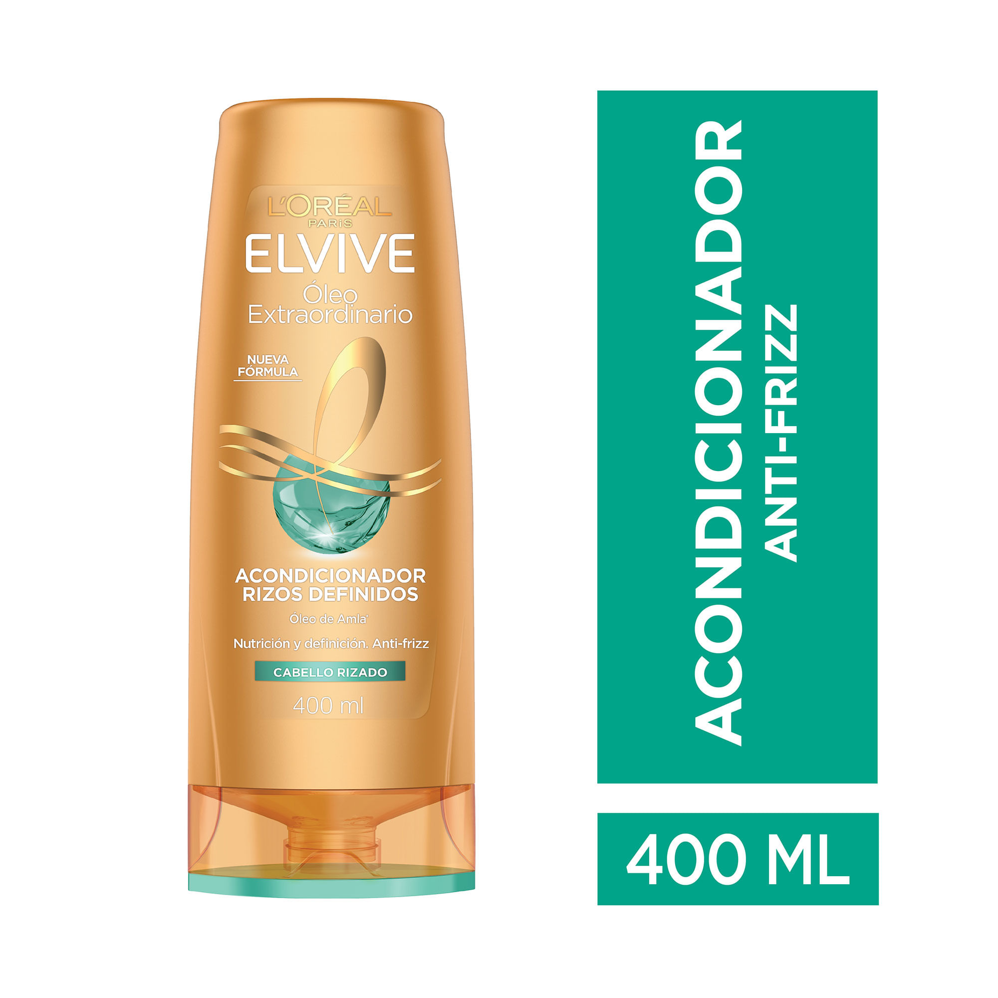 Acondicionador Elvive óleo rizos 400 cc.