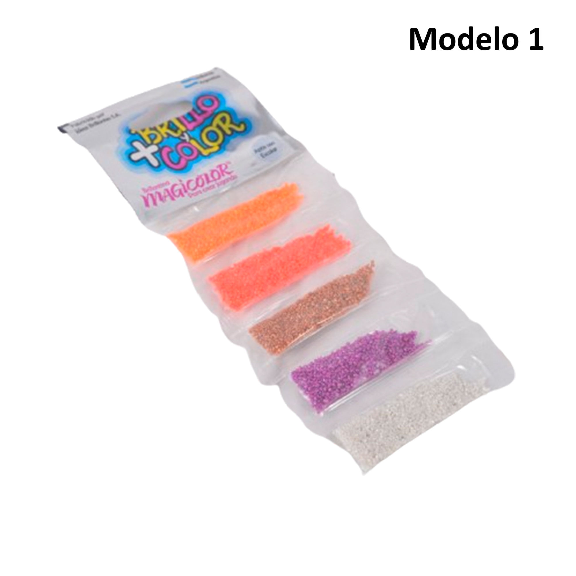 Brillantina Magicolor fluo x 5 sobres 4 grs (Modelos Surtidos)