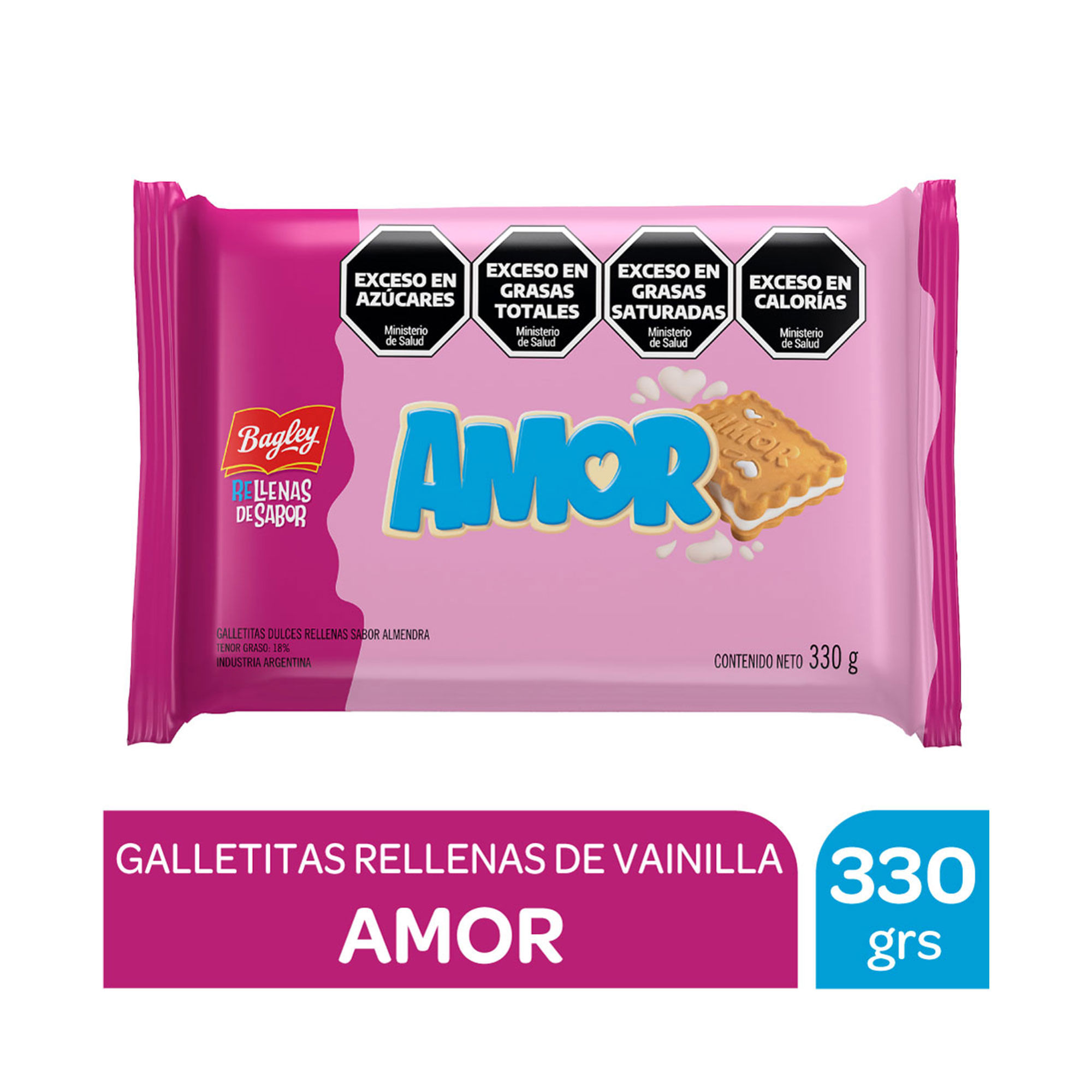 Galletitas Dulces Amor 330 G 3u