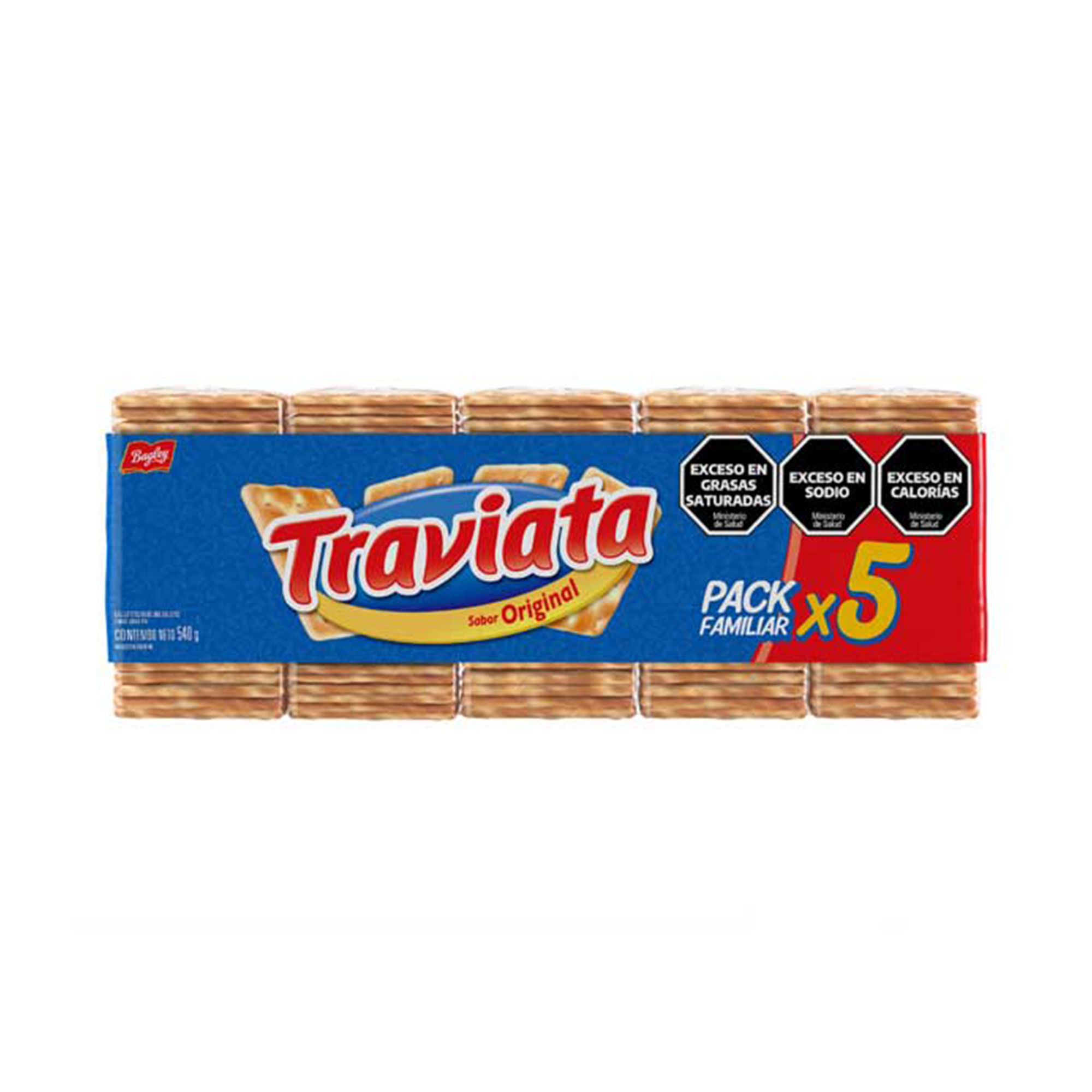 Galletitas De Agua Traviata 540 G Pack 5u