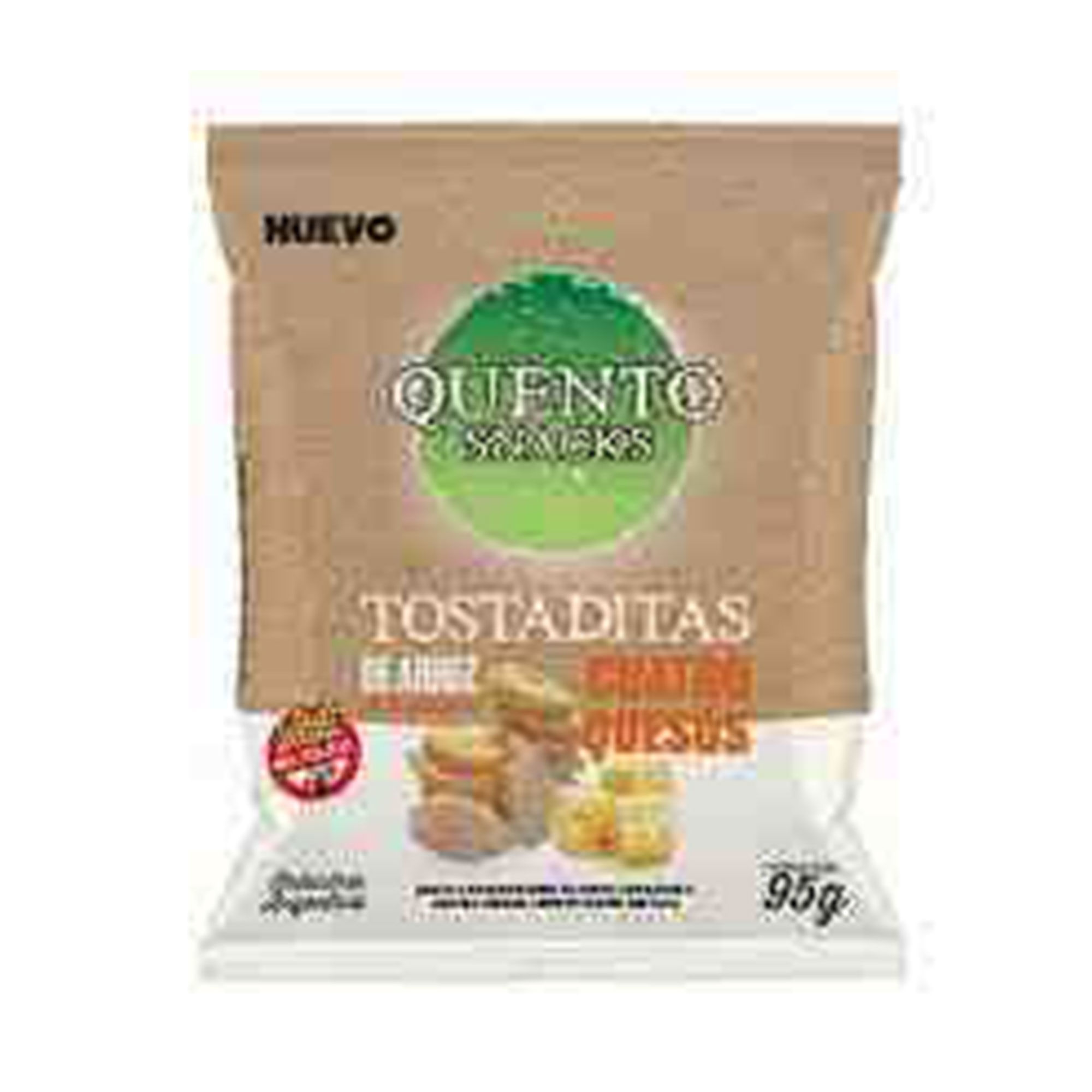 Tostaditas arroz Quento cuatro queso 95 g.