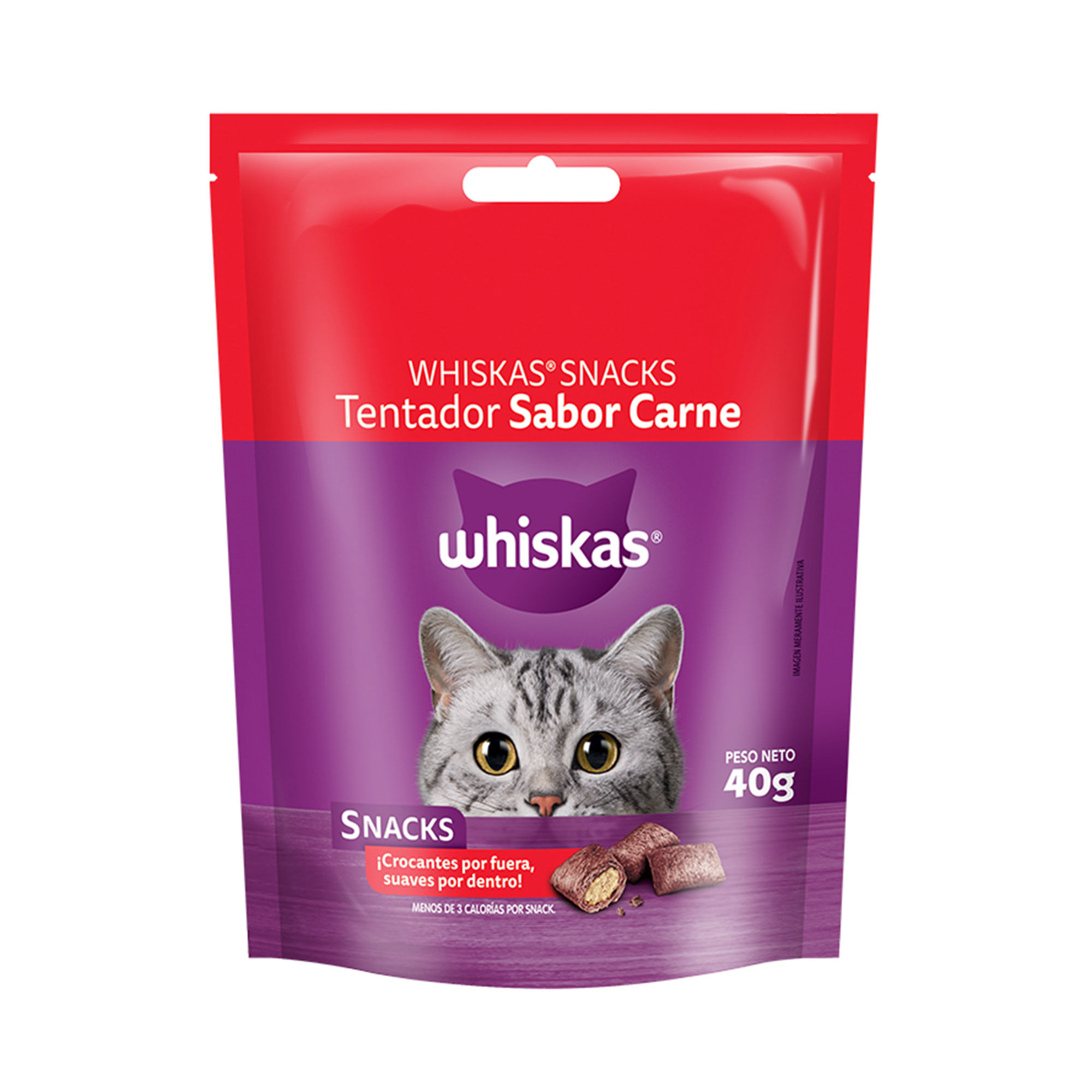 Alimento Para Gatos Whiskas Sabor Carne 40 G