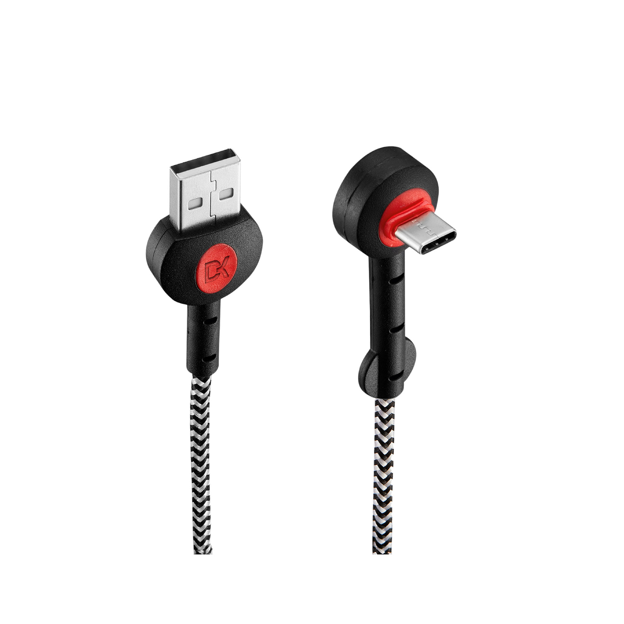 Cable Dekkin tipo cg redon 90 grad negr blanco