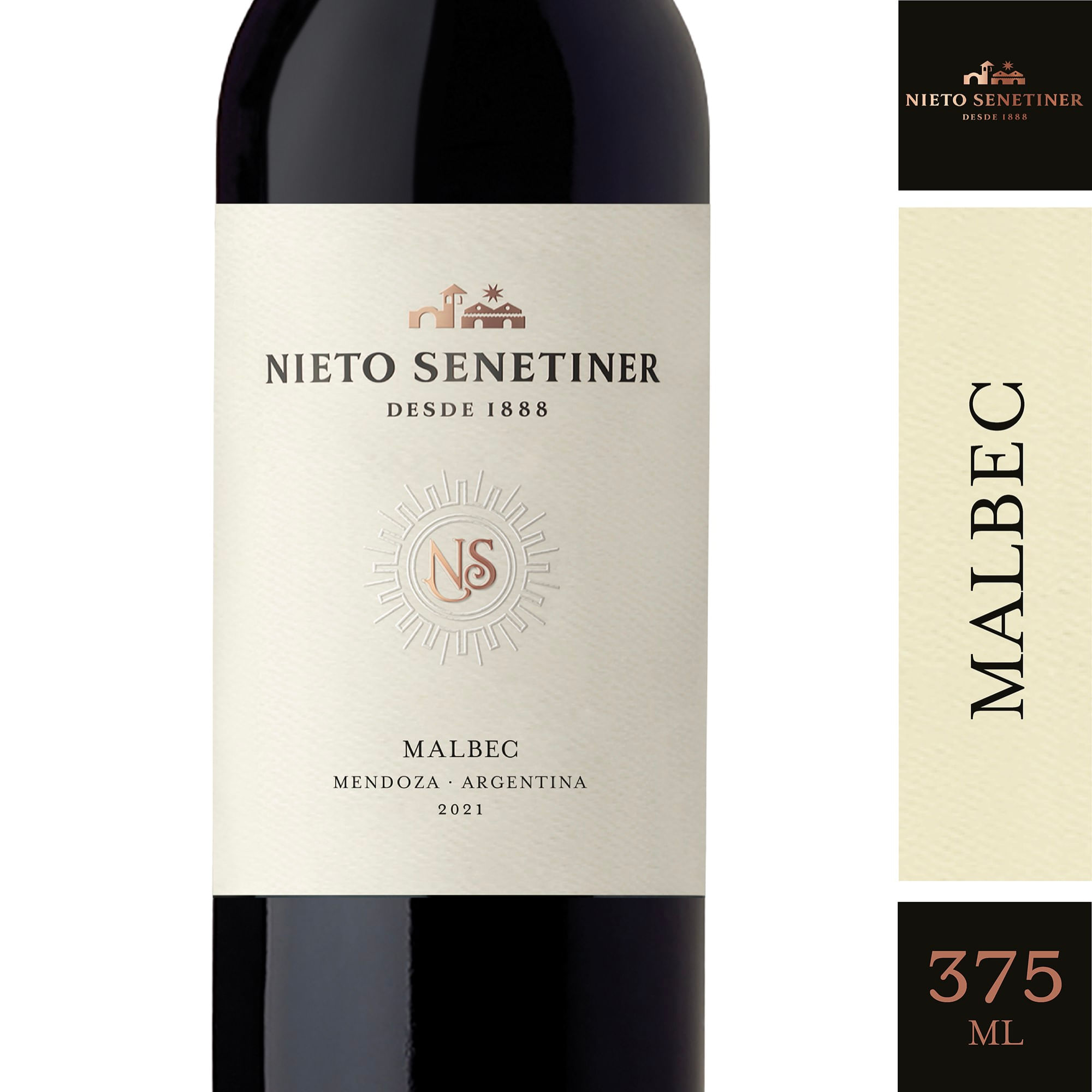 Vino tinto Malbec Nieto Senetiner 375 ml