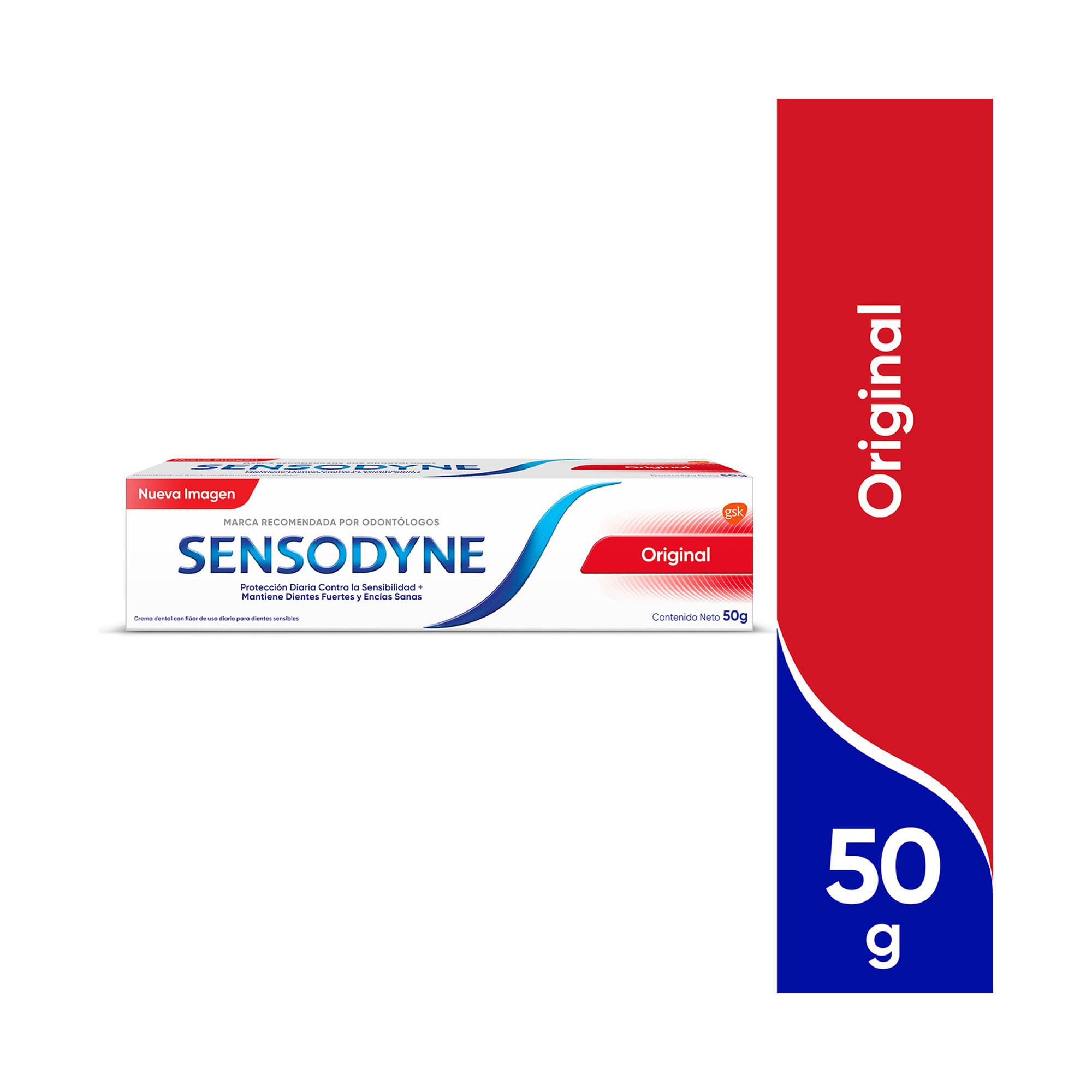 Pasta dental Sensodyne original 50 g.