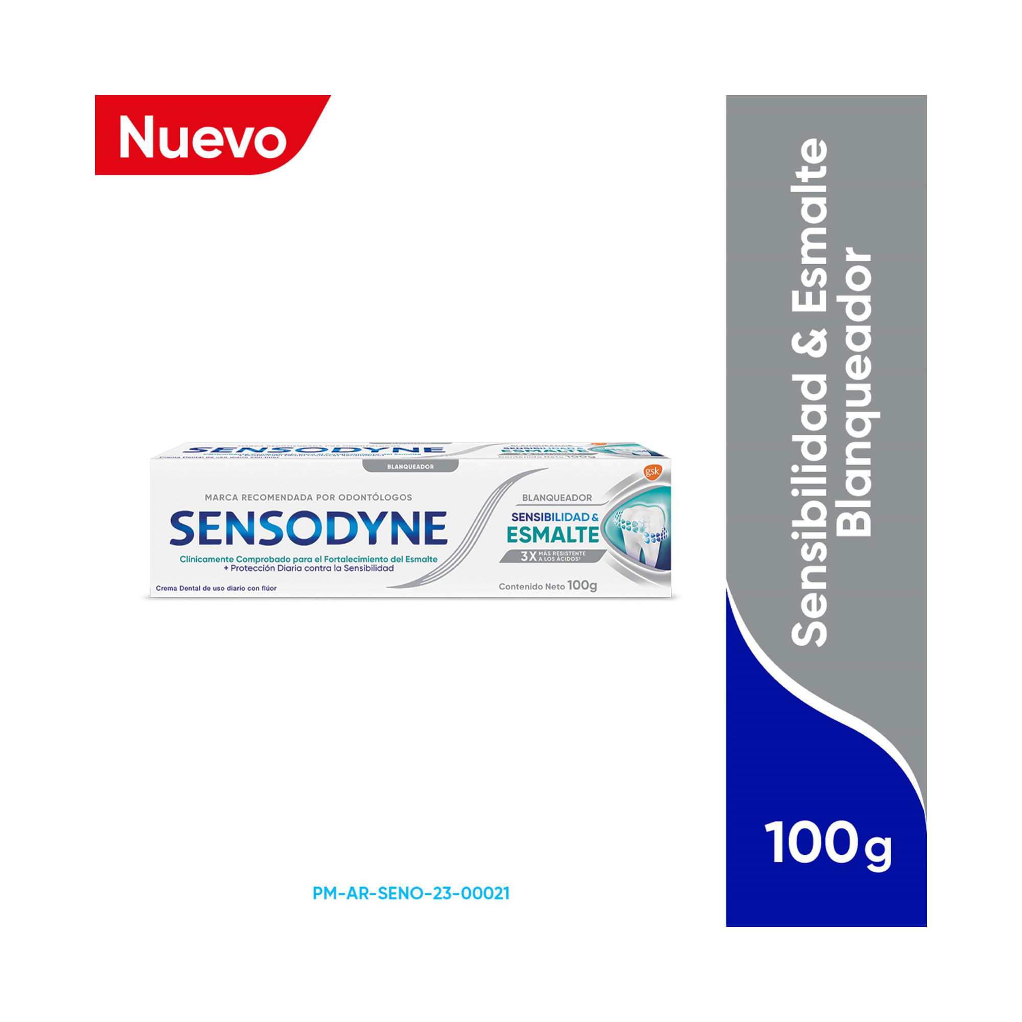 Pasta dental Sensodyne sensibilidad & esmalte blanqueador 100 g.
