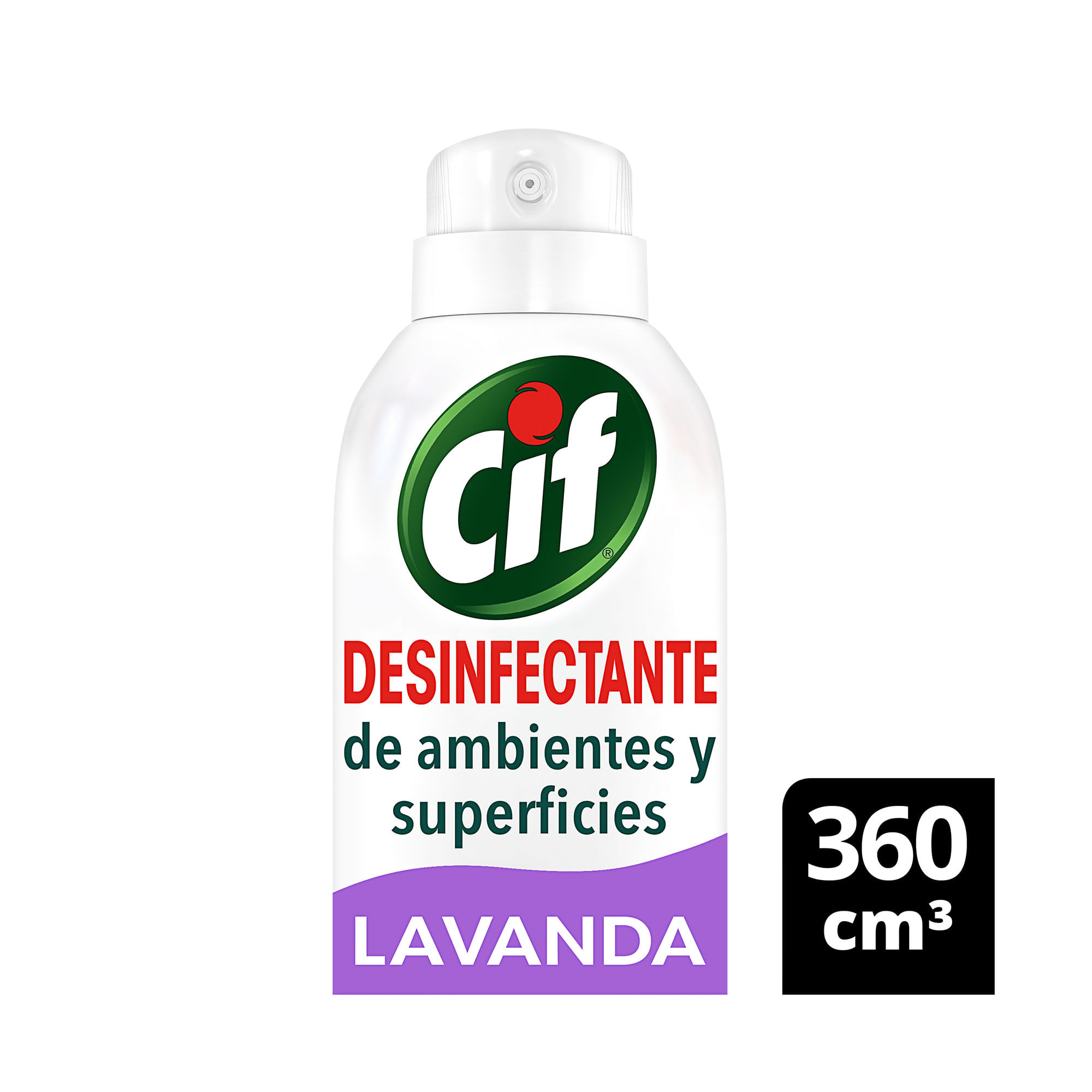 Desinfectante en aerosol Cif lavanda 360 cc.