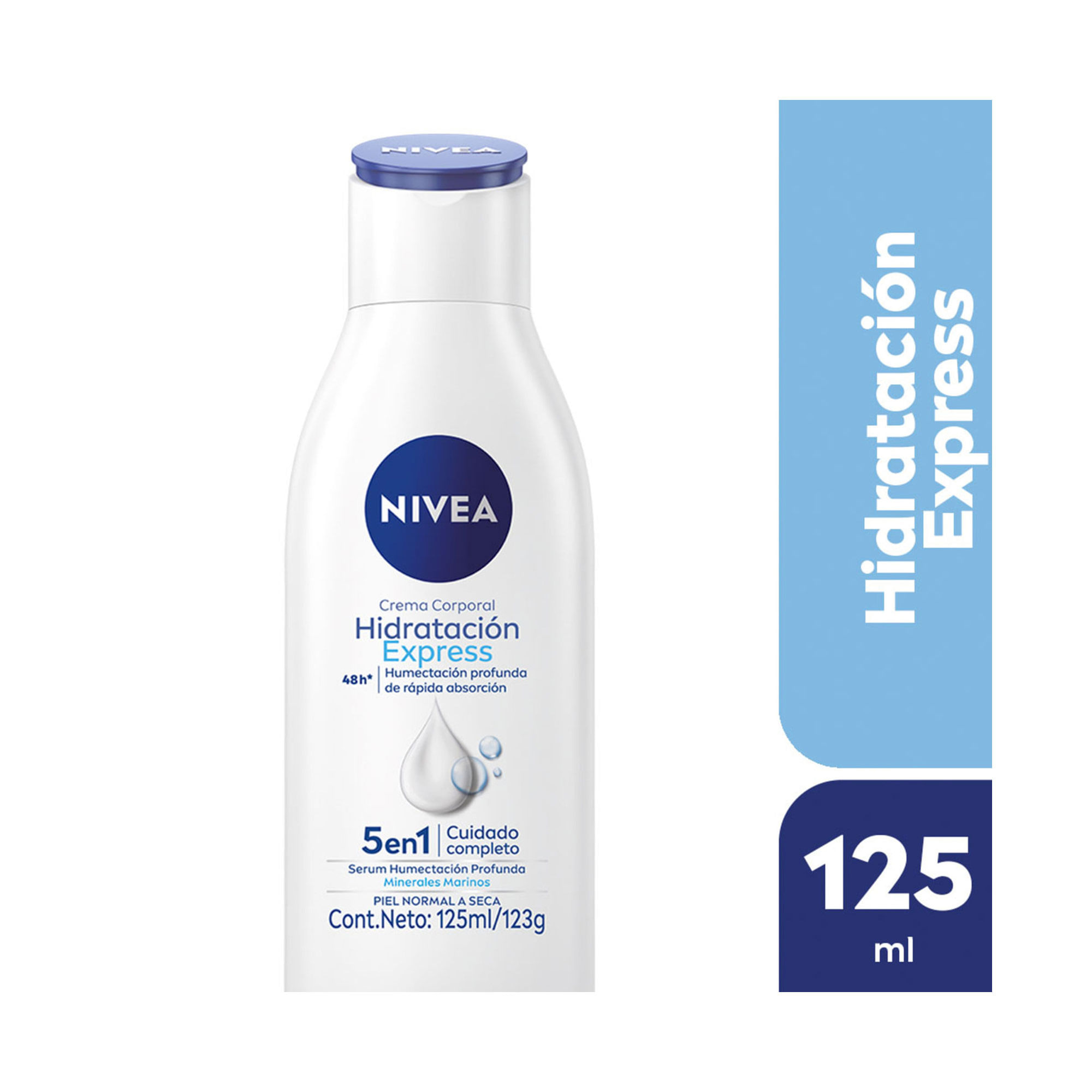 Crema Corporal Niveahidratación Express Humectación Profunda Piel Normal A Seca 125 Ml