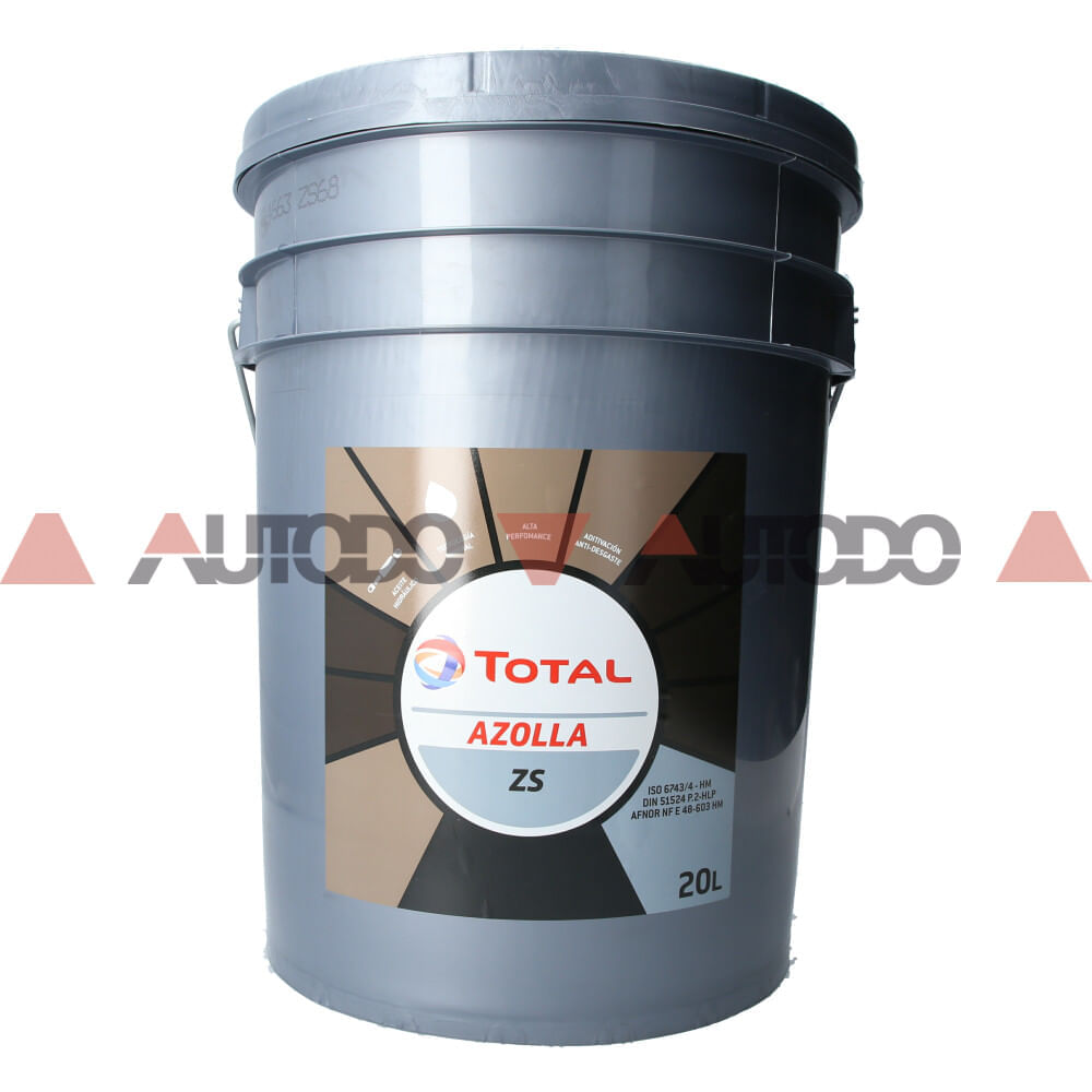 Total Aceite Azolla Zs 68 Hidraulico Mineral 20LTS