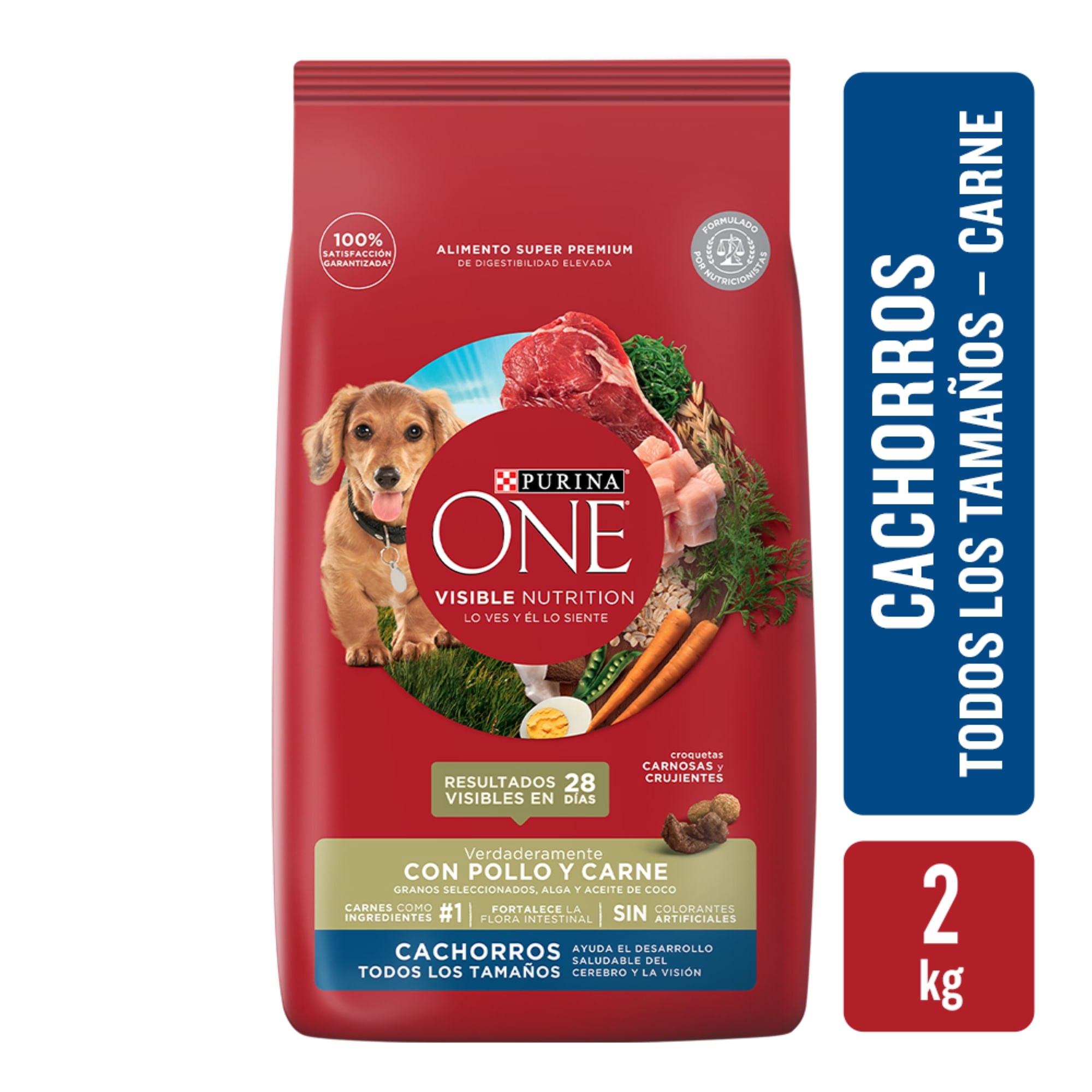 Alimento seco para perro Purina One 2 kg. cachorro