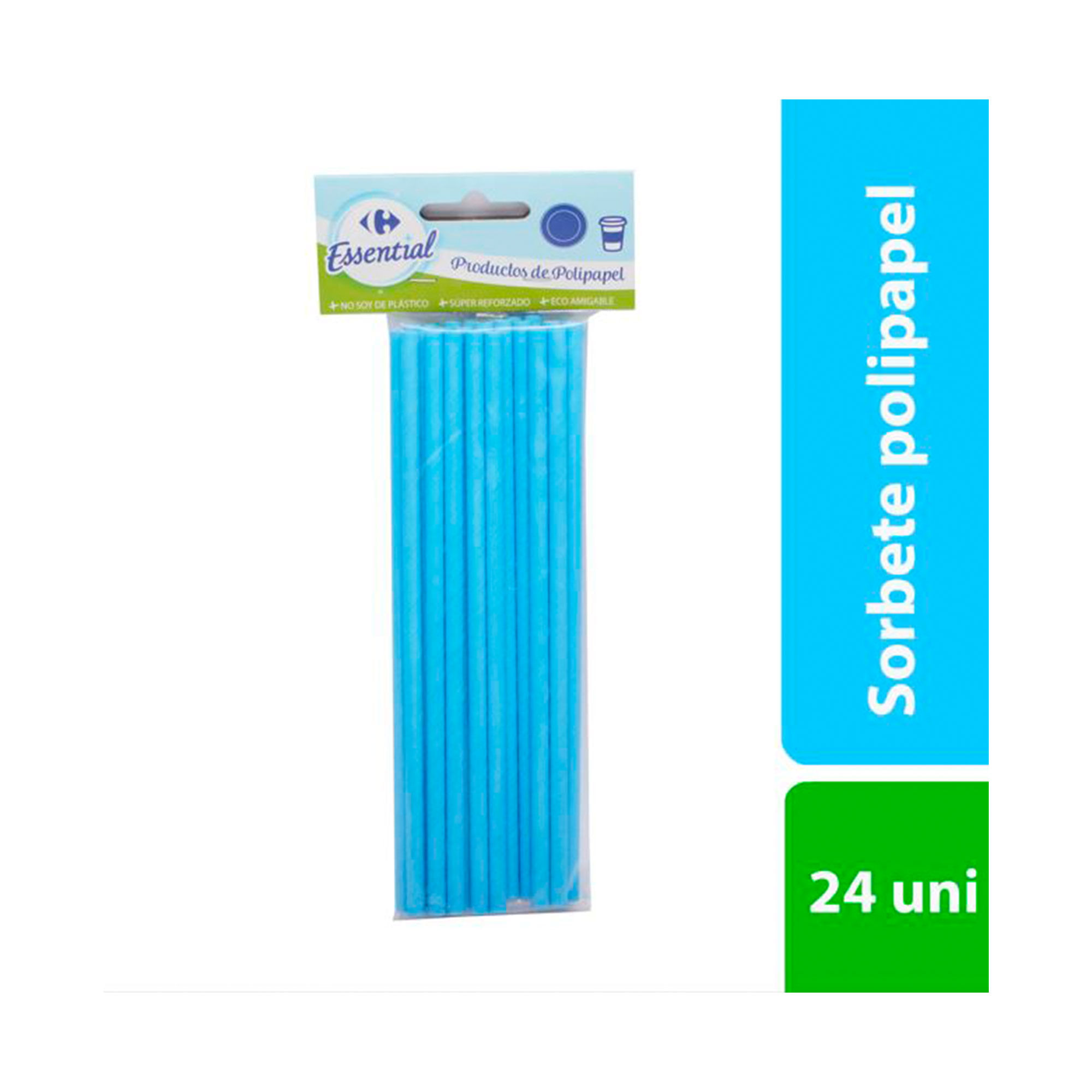 Sorbetes Carrefour Essential polipapel pastel liso tira