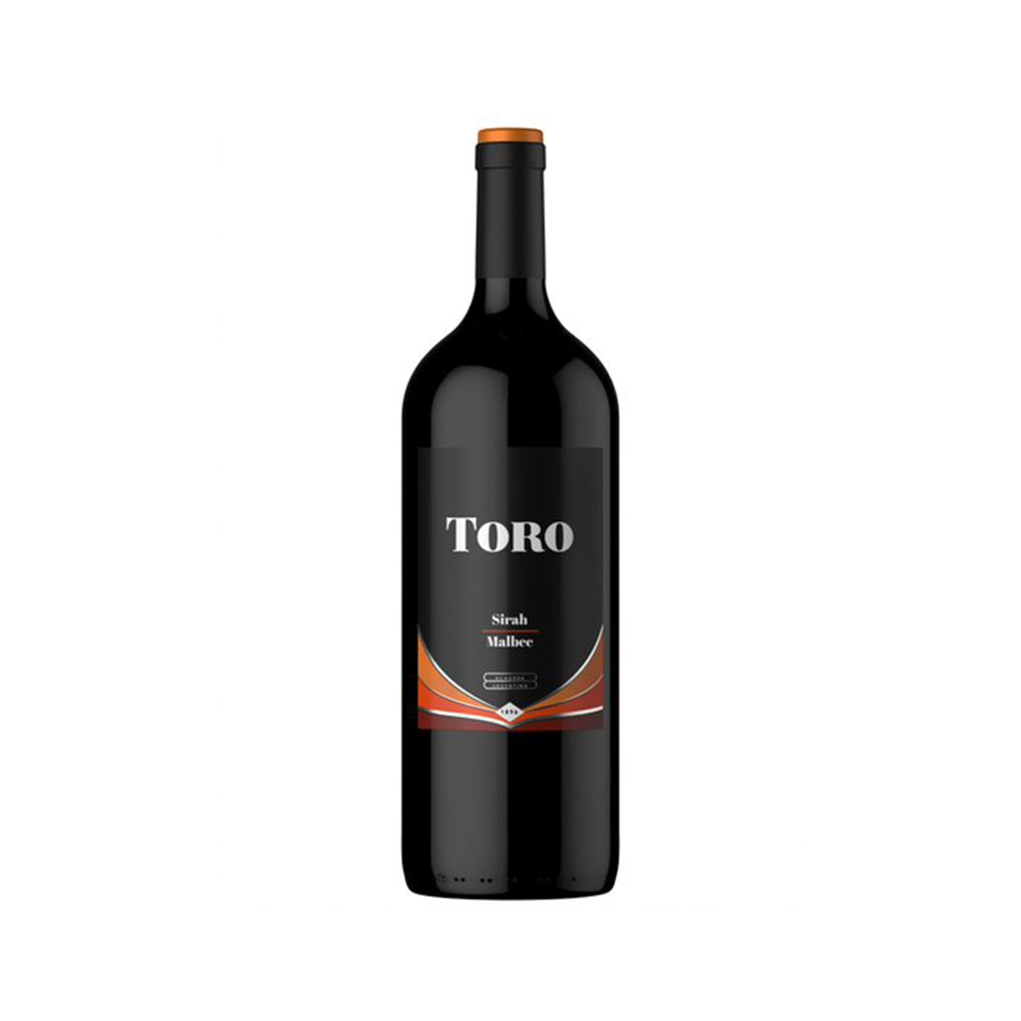 Vino tinto malbec Toro Viejo en botella 1125 cc.