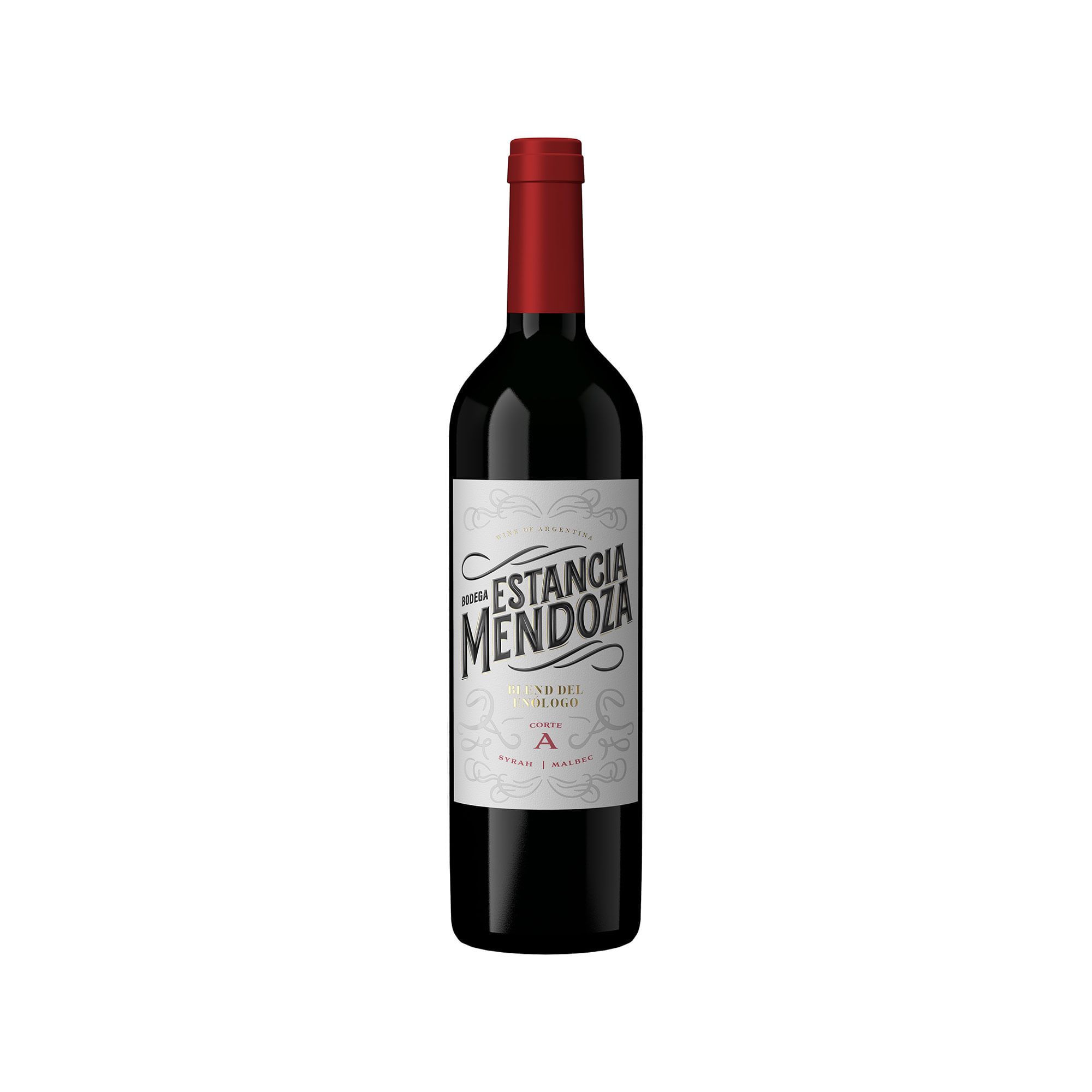Vino tinto Syrah Malbec Estancia Mendoza 750 ml