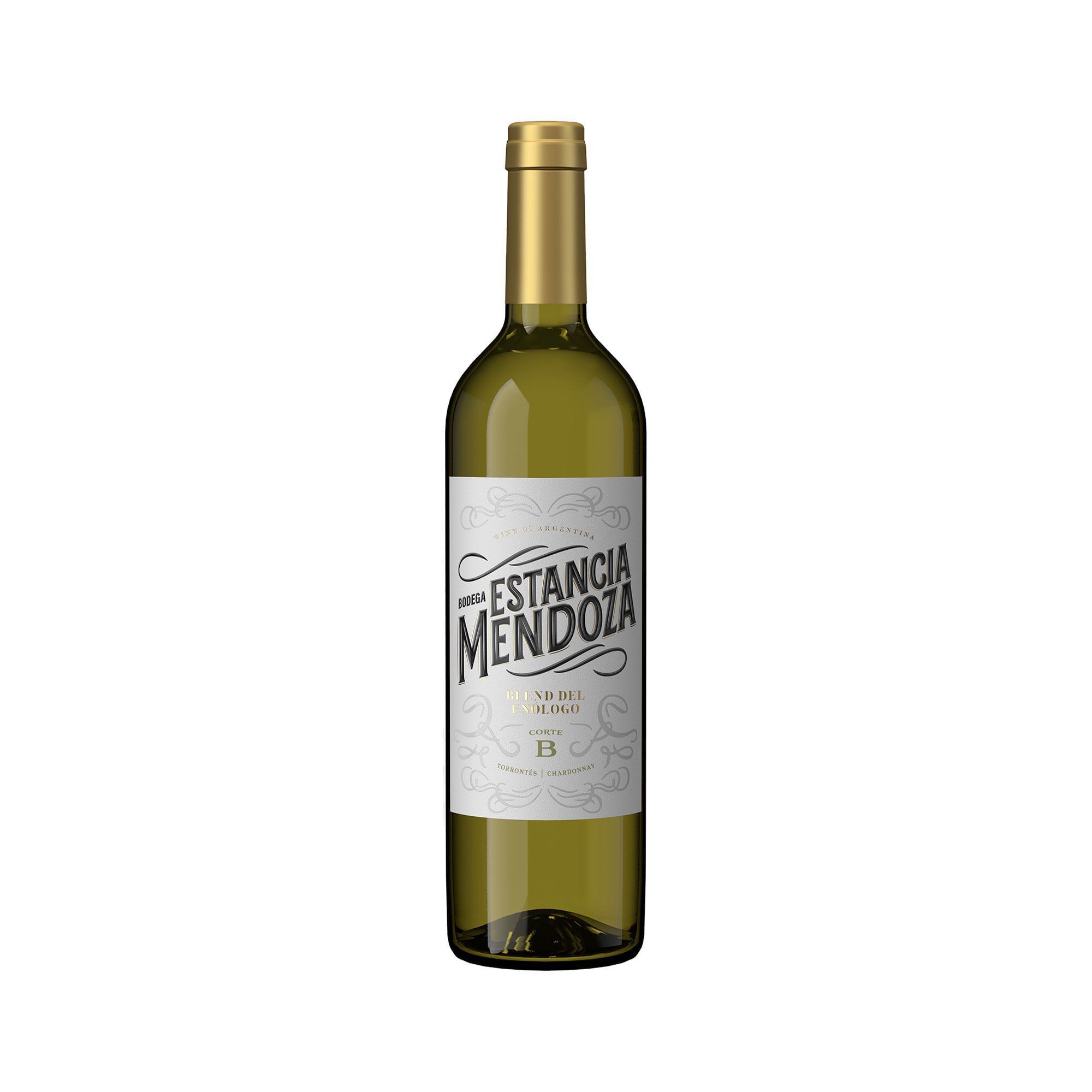 Vino blanco Torrontés Chardonnay Estancia Mendoza 750 ml