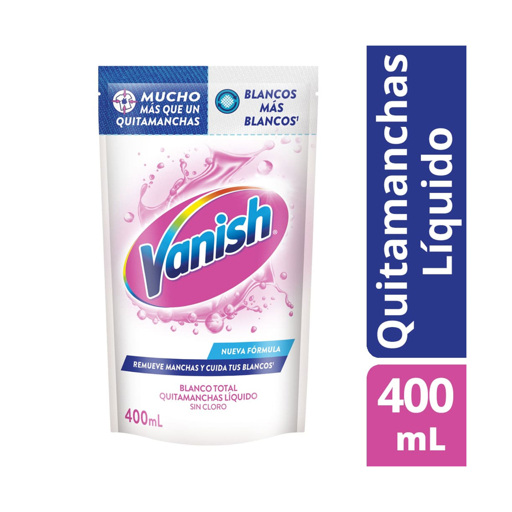 Quitamanchas Vanish líquido blanco 400 ml.