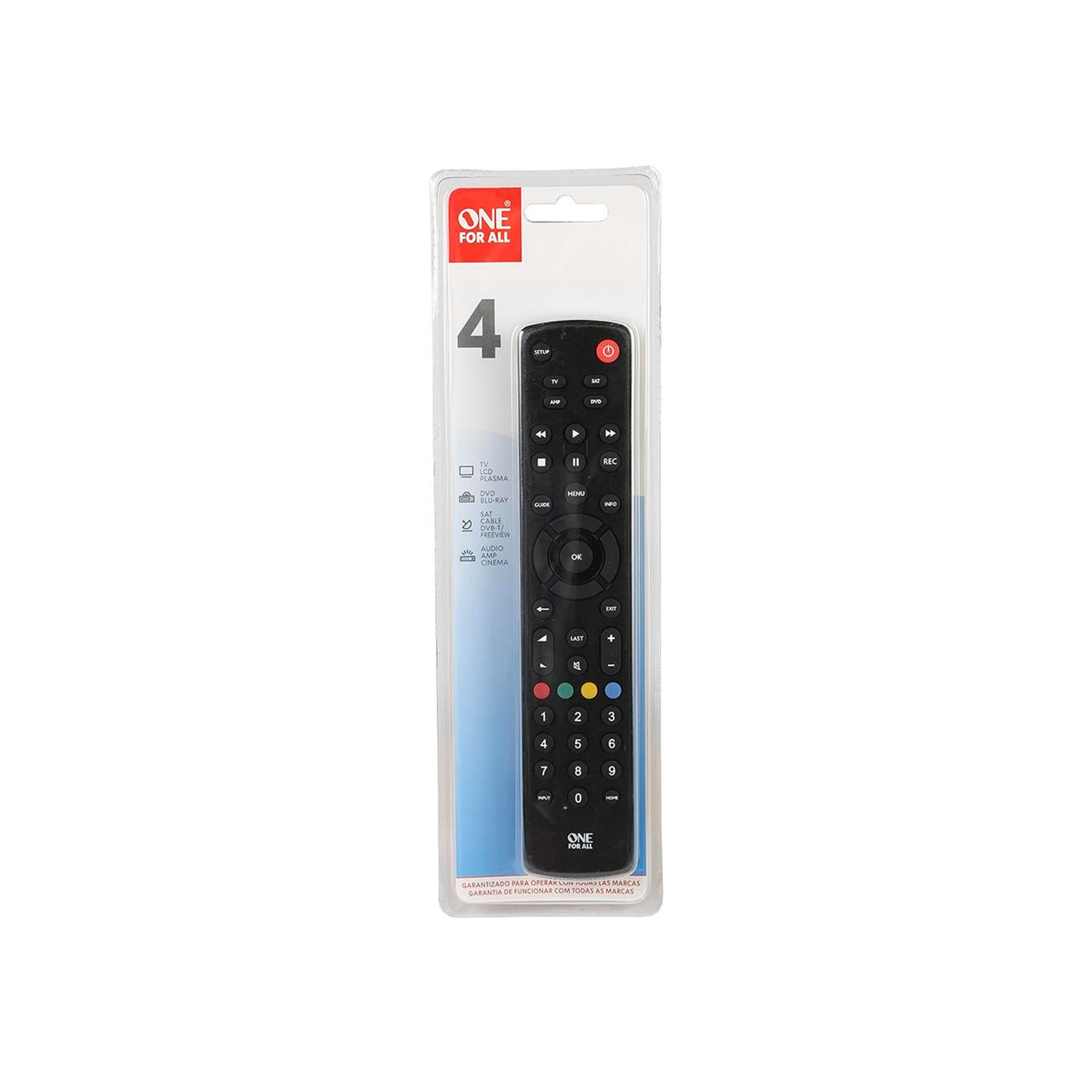 Control remoto universal One for All contour 4 urc